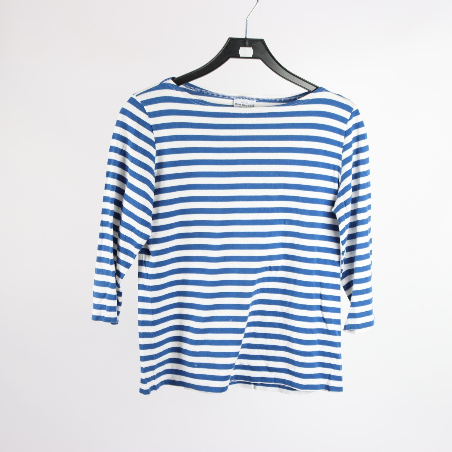 Tröja, Marimekko, randig, vit, blå, stl. M.