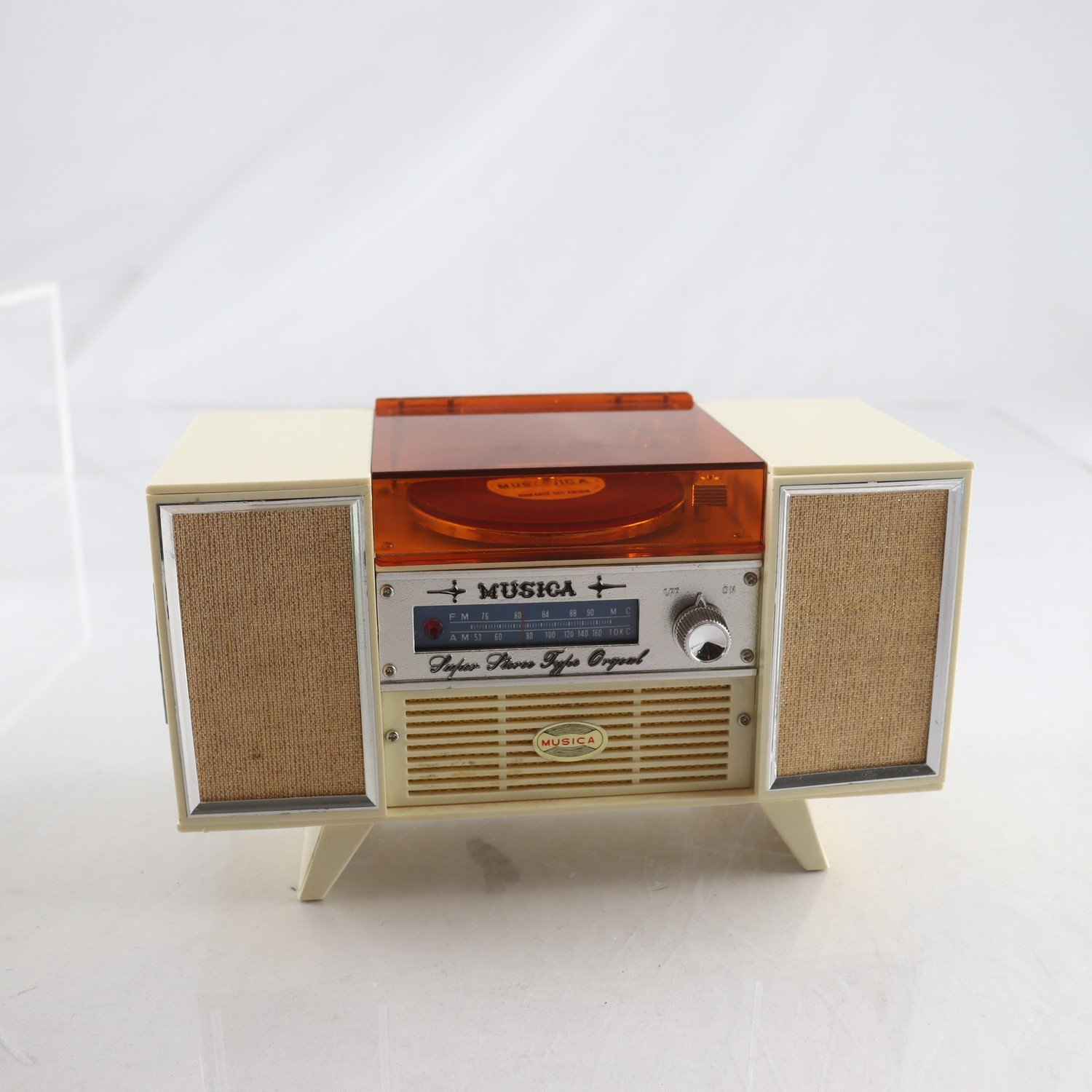 Speldosa, Mini stereo musical jewel box, Japan, 1960-tal