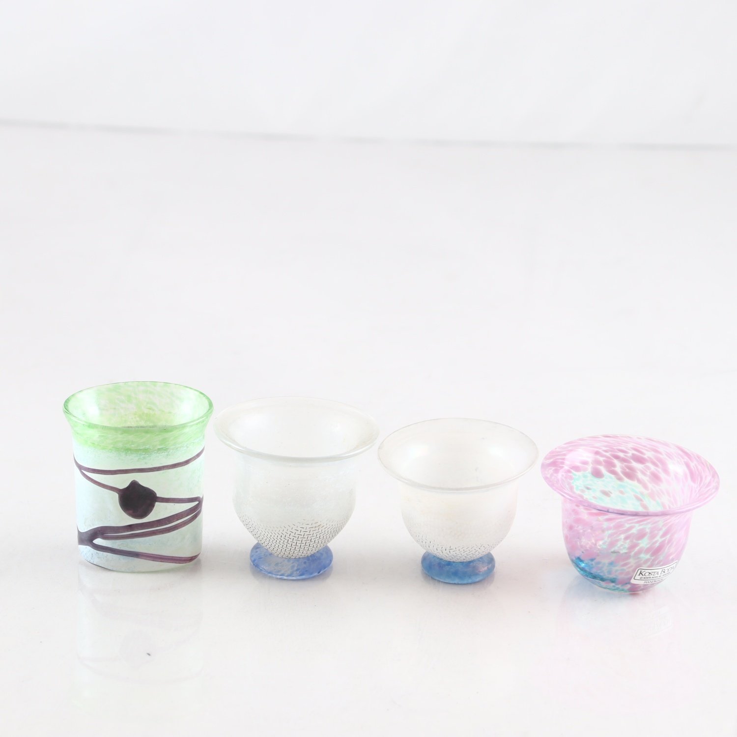 Miniatyrskålar, 3 st, Bertil Vallien, 1 st, Ulrica Hydman Vallien