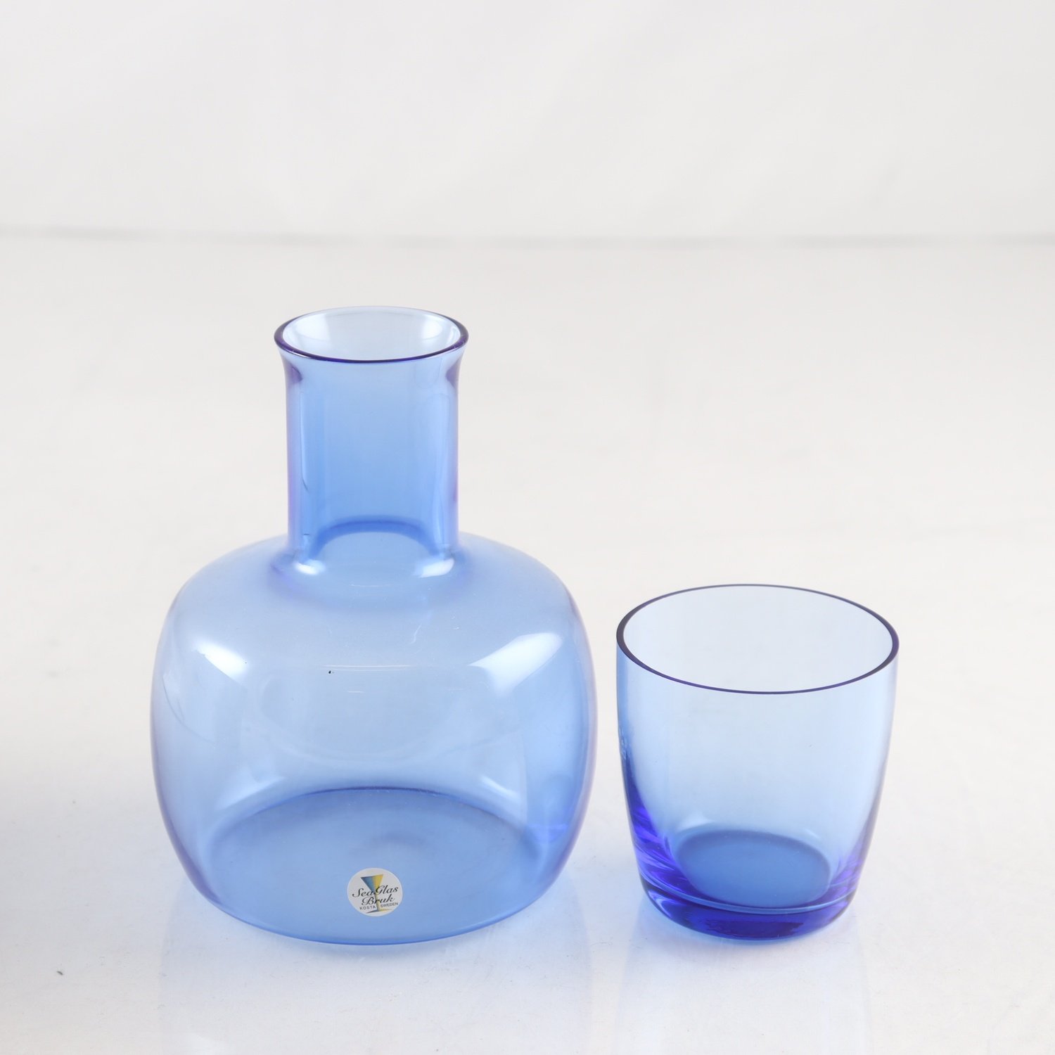 Karaff med glas, Rune Sand, Sea glasbruk