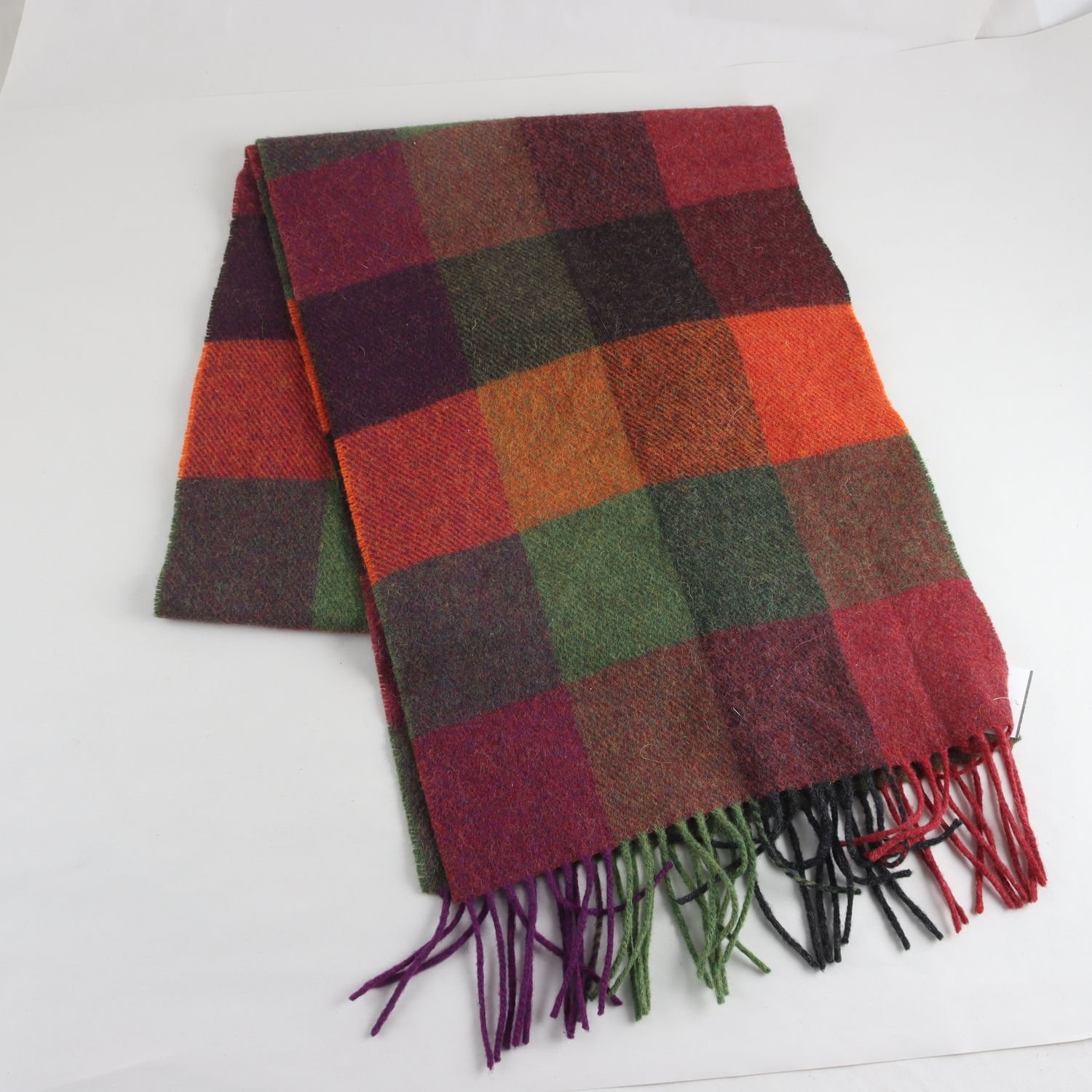 Scarf, John Hanly & Co.Ltd, rutig, 100% ull
