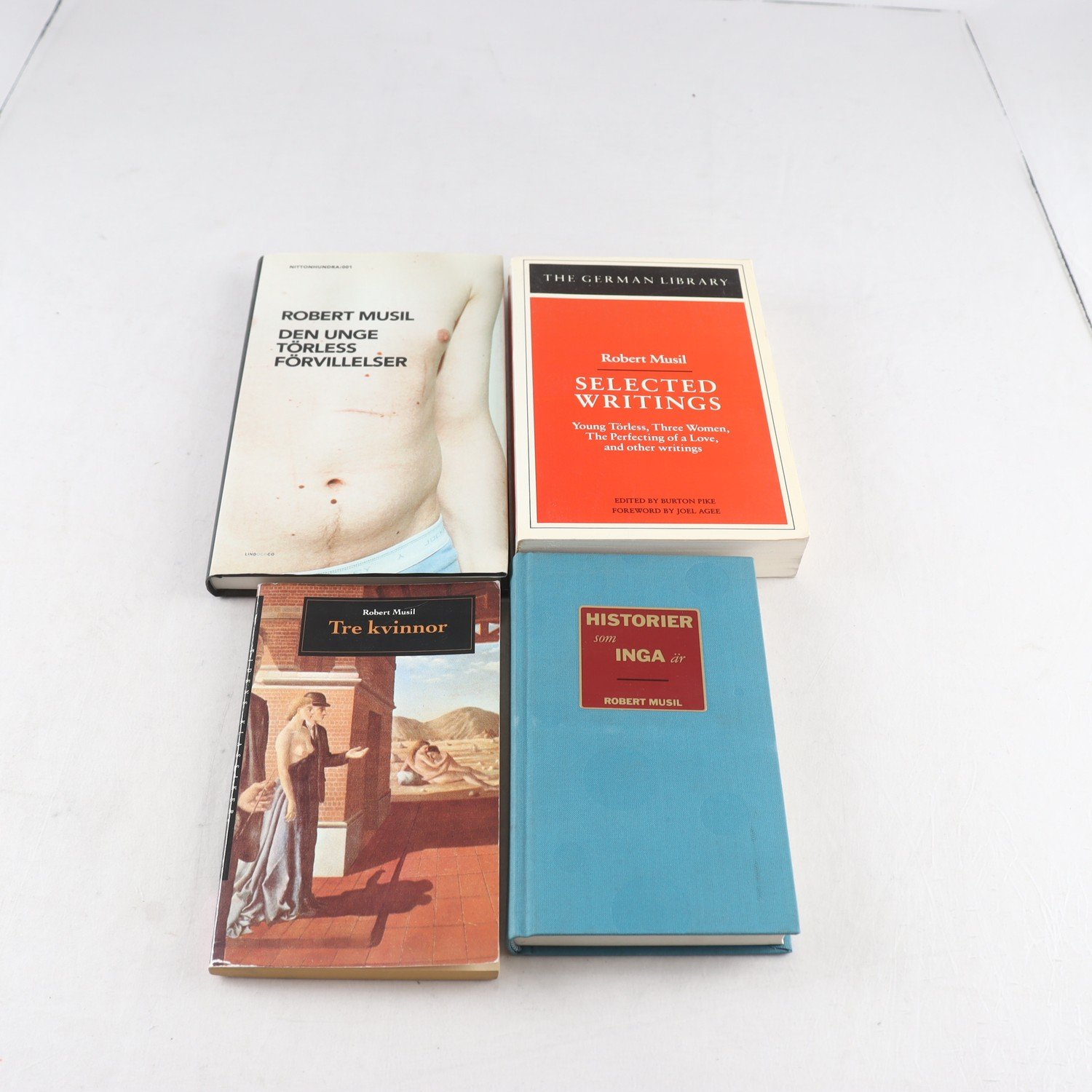Robert Musil, bokpaket med 4 volymer