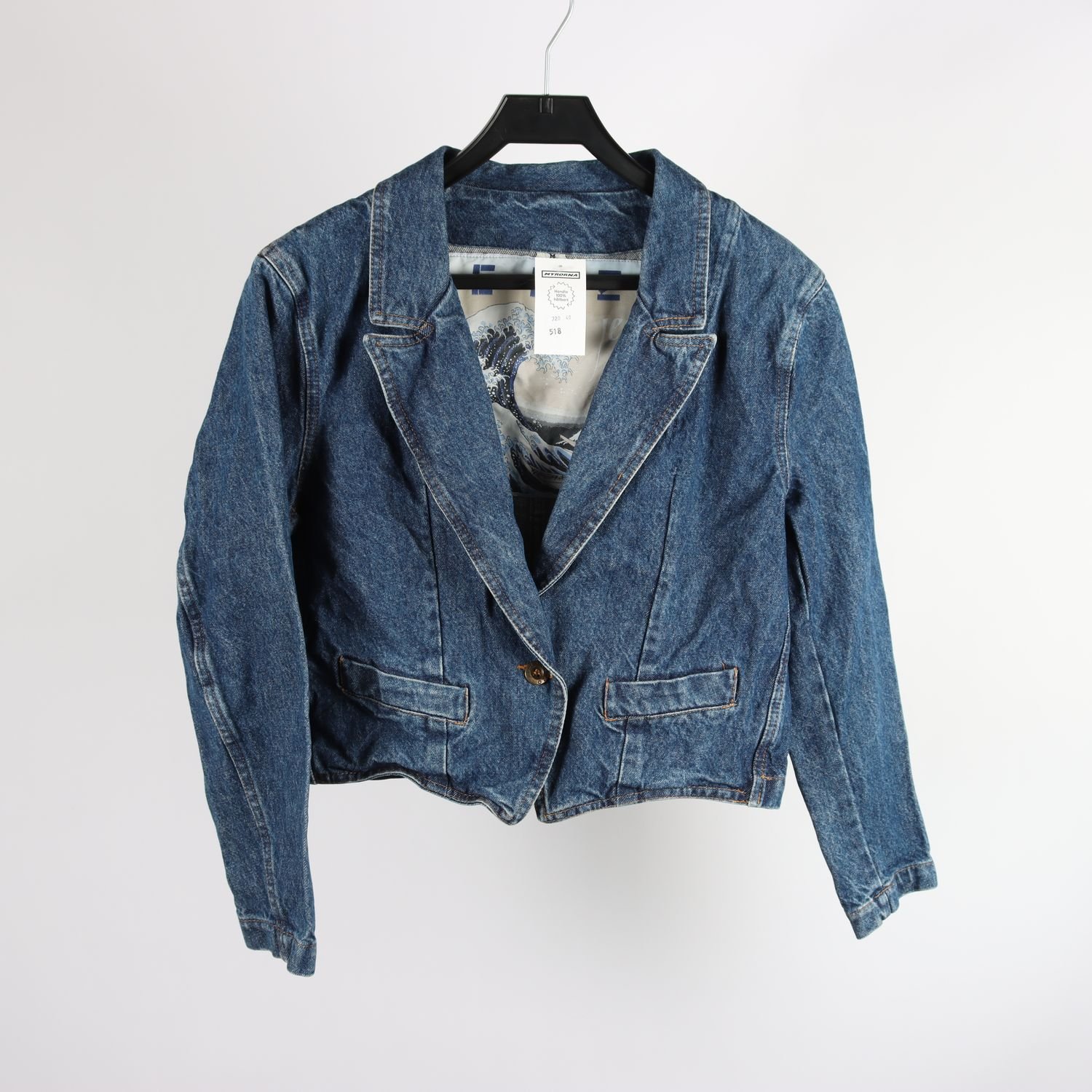 Jeanskavaj, Kenzo, blå, stl. M
