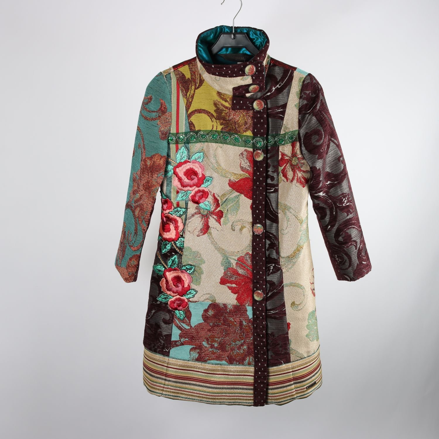 Kappa, Desigual, broderi, mönstrad, stl. 38