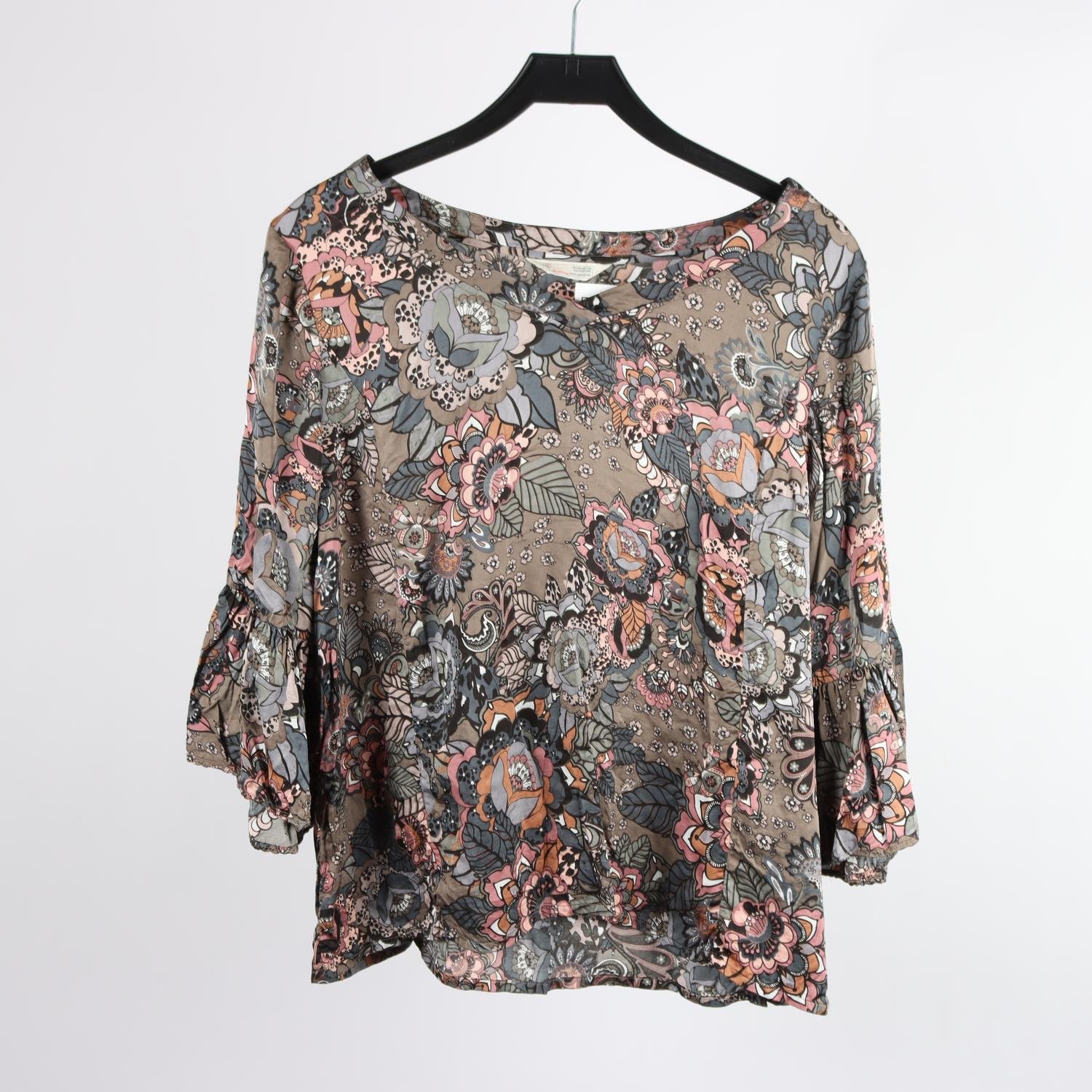 Blus, Odd Molly, mönstrad, 100% viskos, stl. 4 (XL)