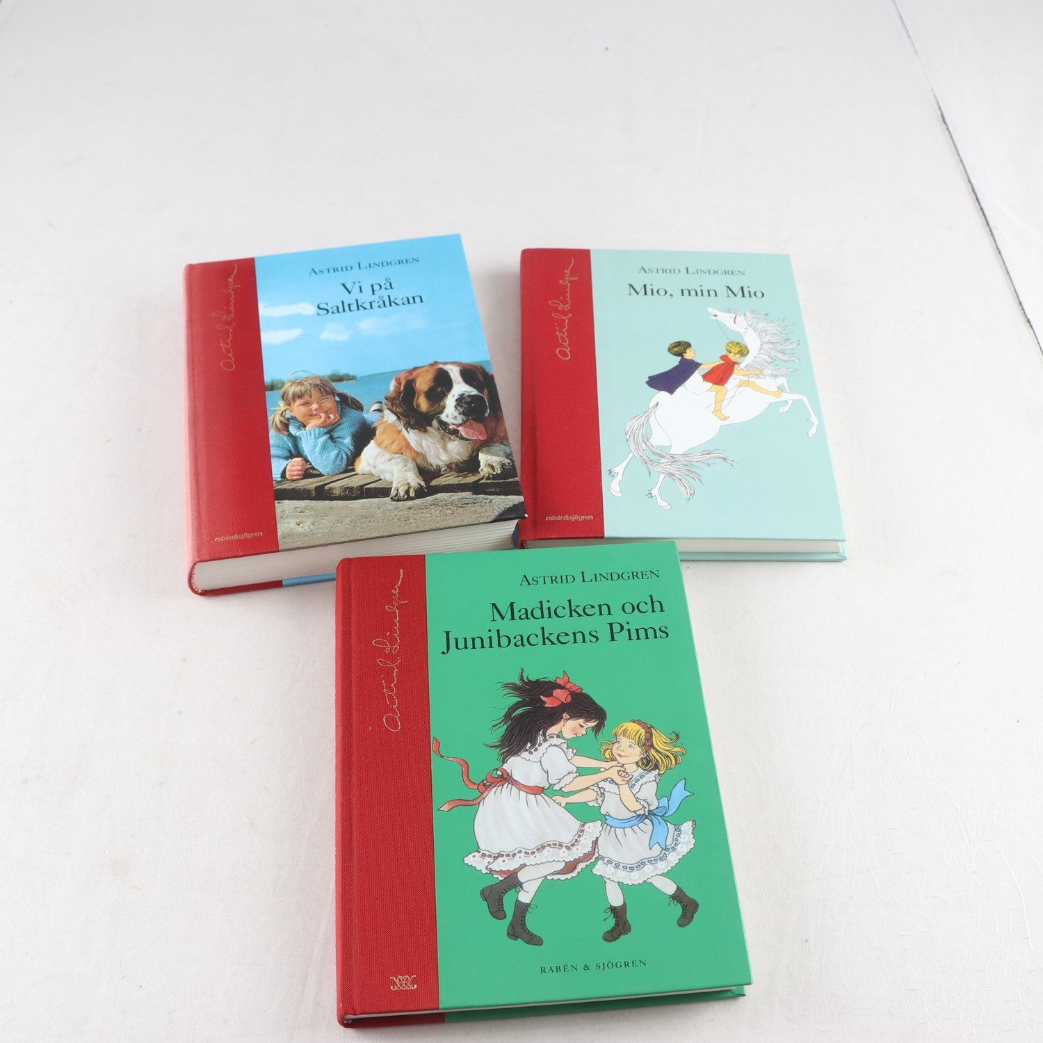 Astrid Lindgren, bokpaket med 3 volymer