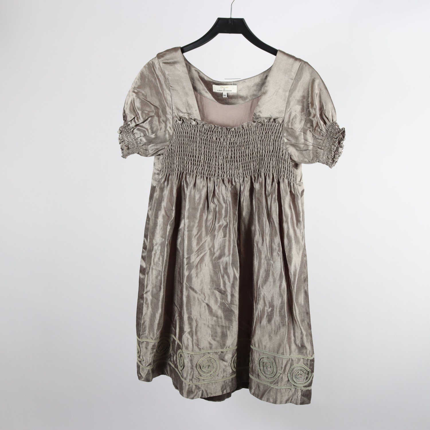 Klänning, Dreams by Isabell Kristensen, silver, smock, stl. 36