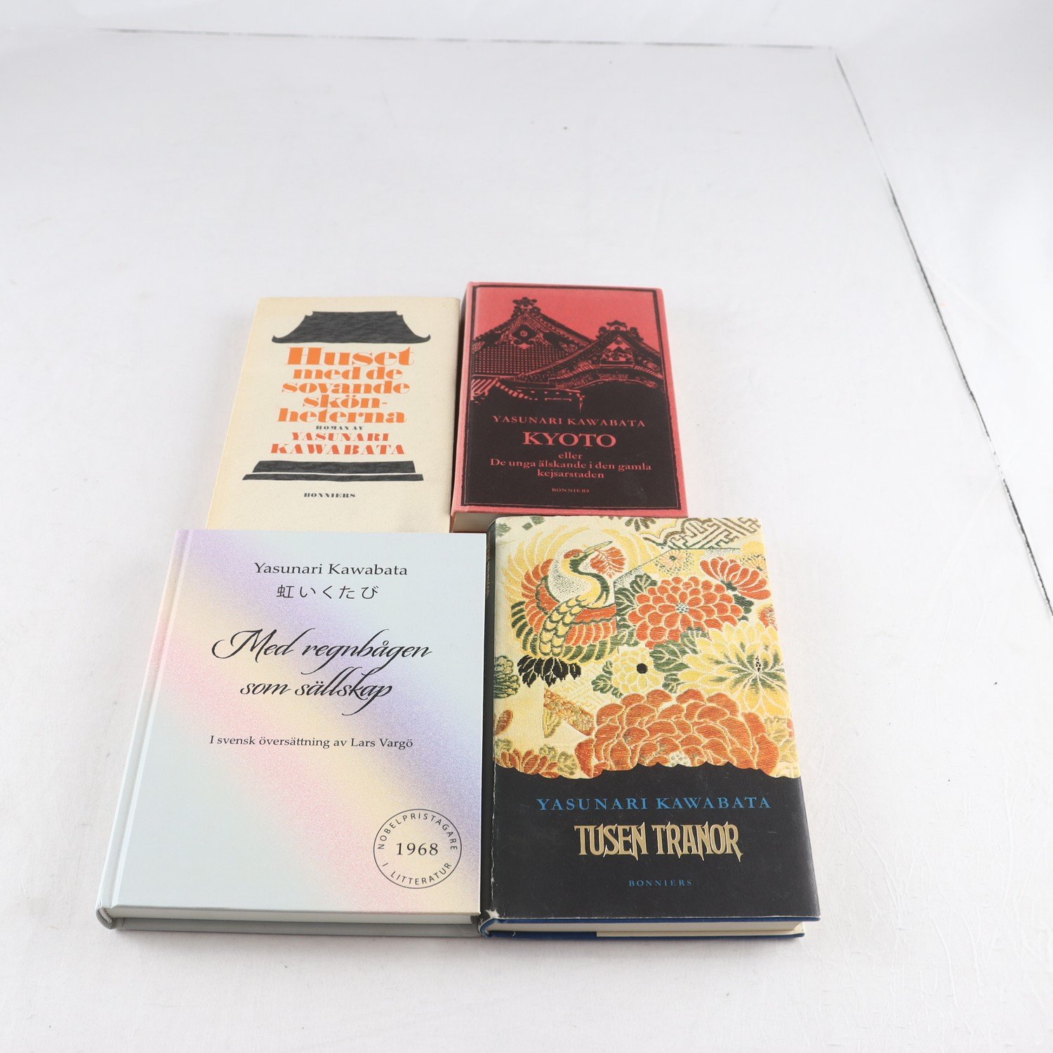 Yasunari Kawabata, bokpaket med 4 volymer