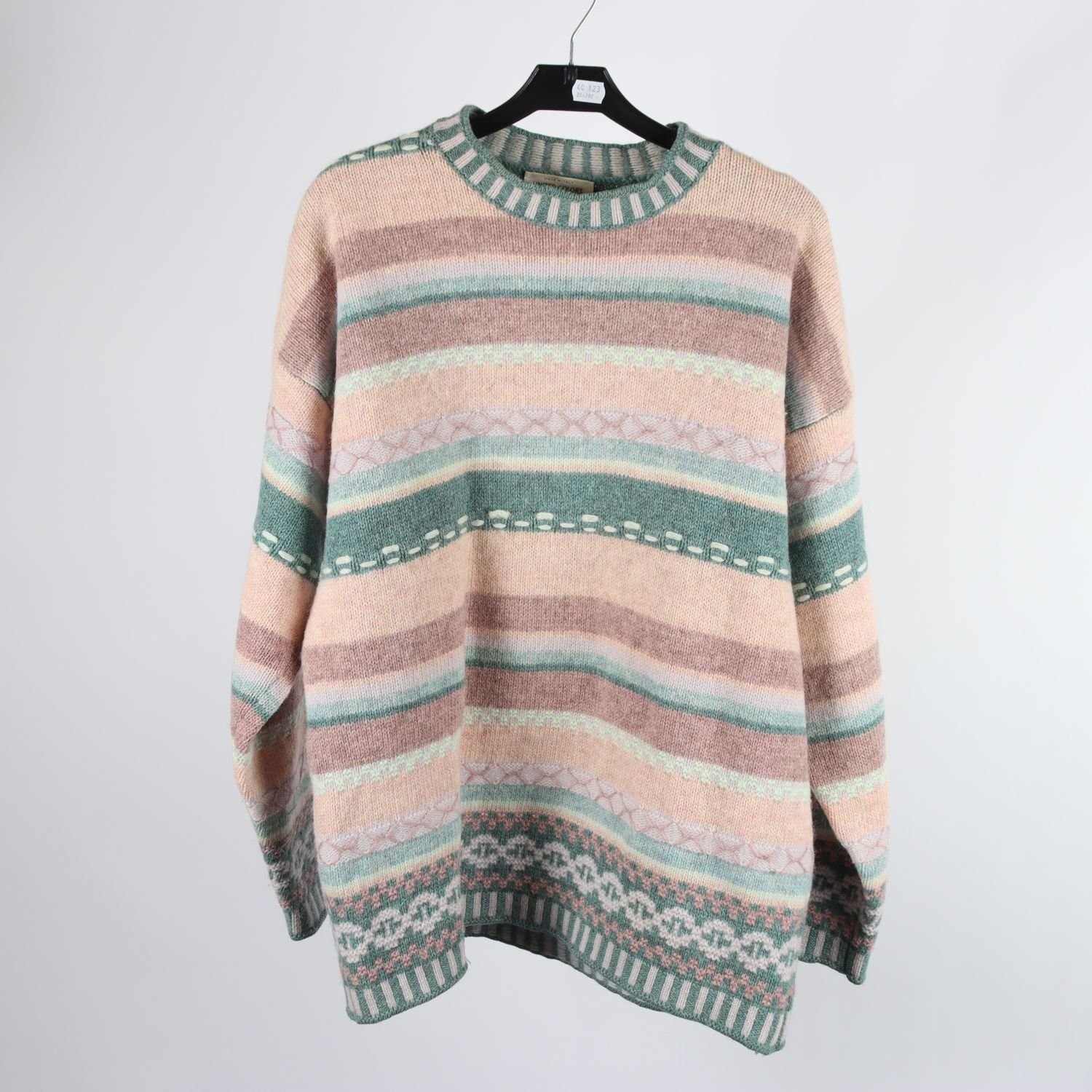 Stickad tröja, United Colors of Benetton, 100% ull, vintage, stl. M