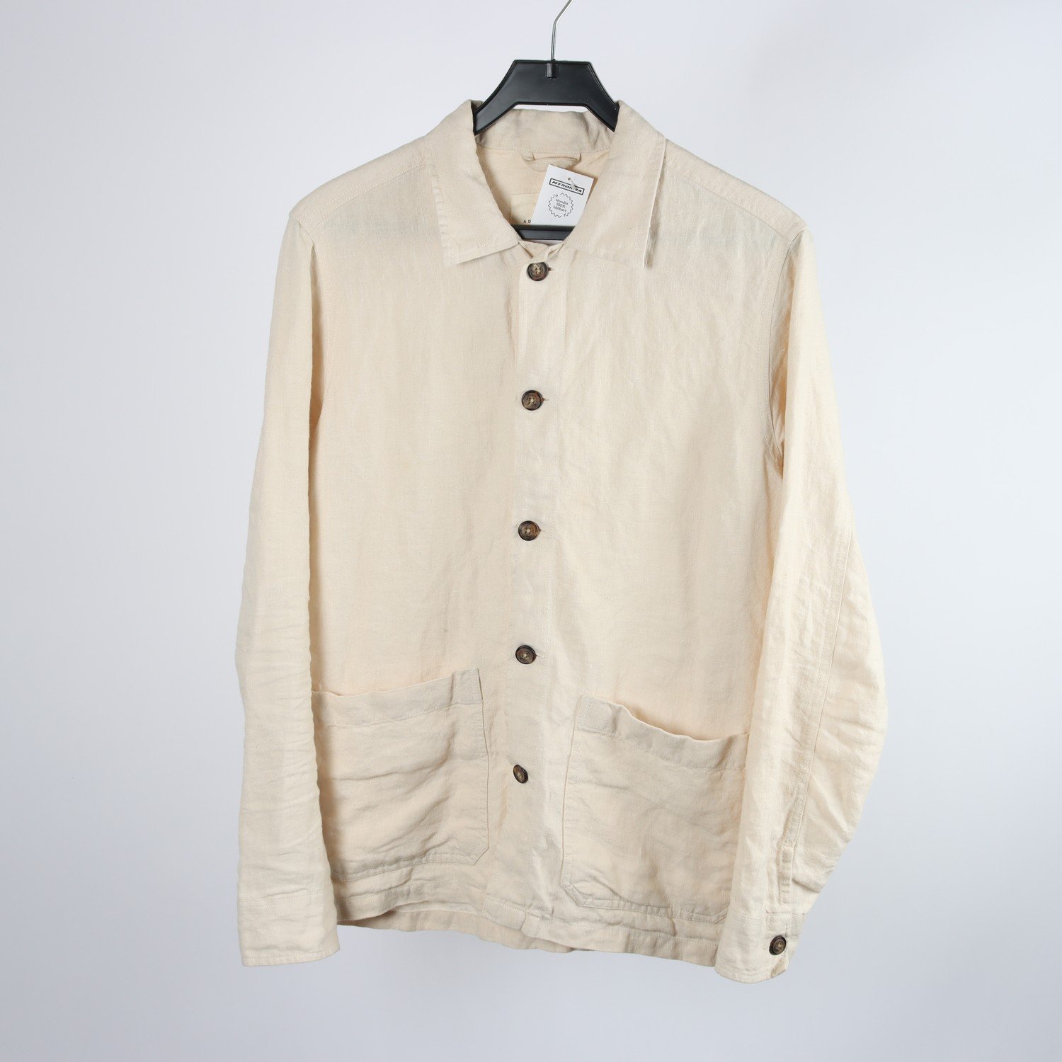 Over shirt, A Day´s March, beige, 100% linne, stl. S