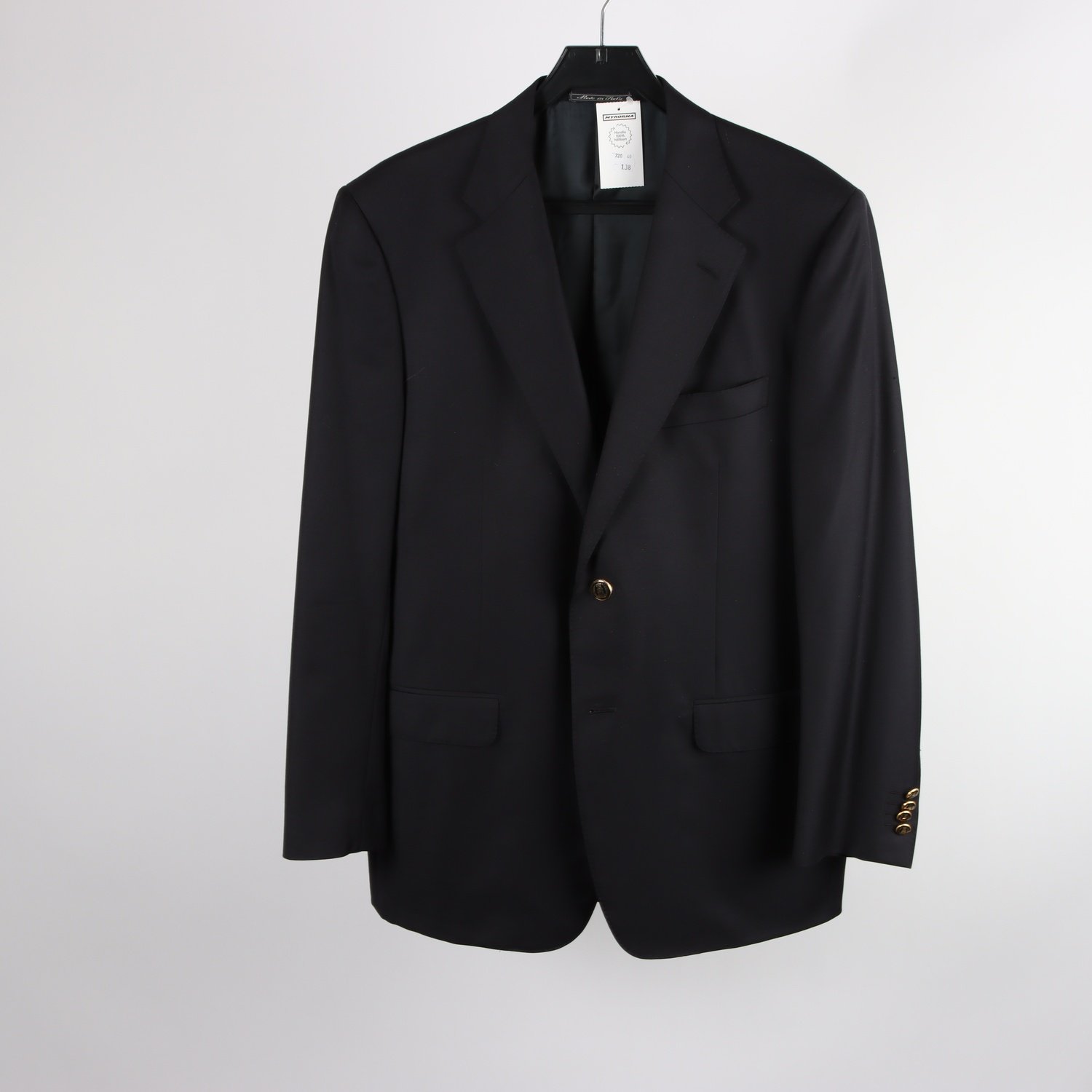 Kavaj, Corneliani, mörkblå, 100% ull, stl. 50