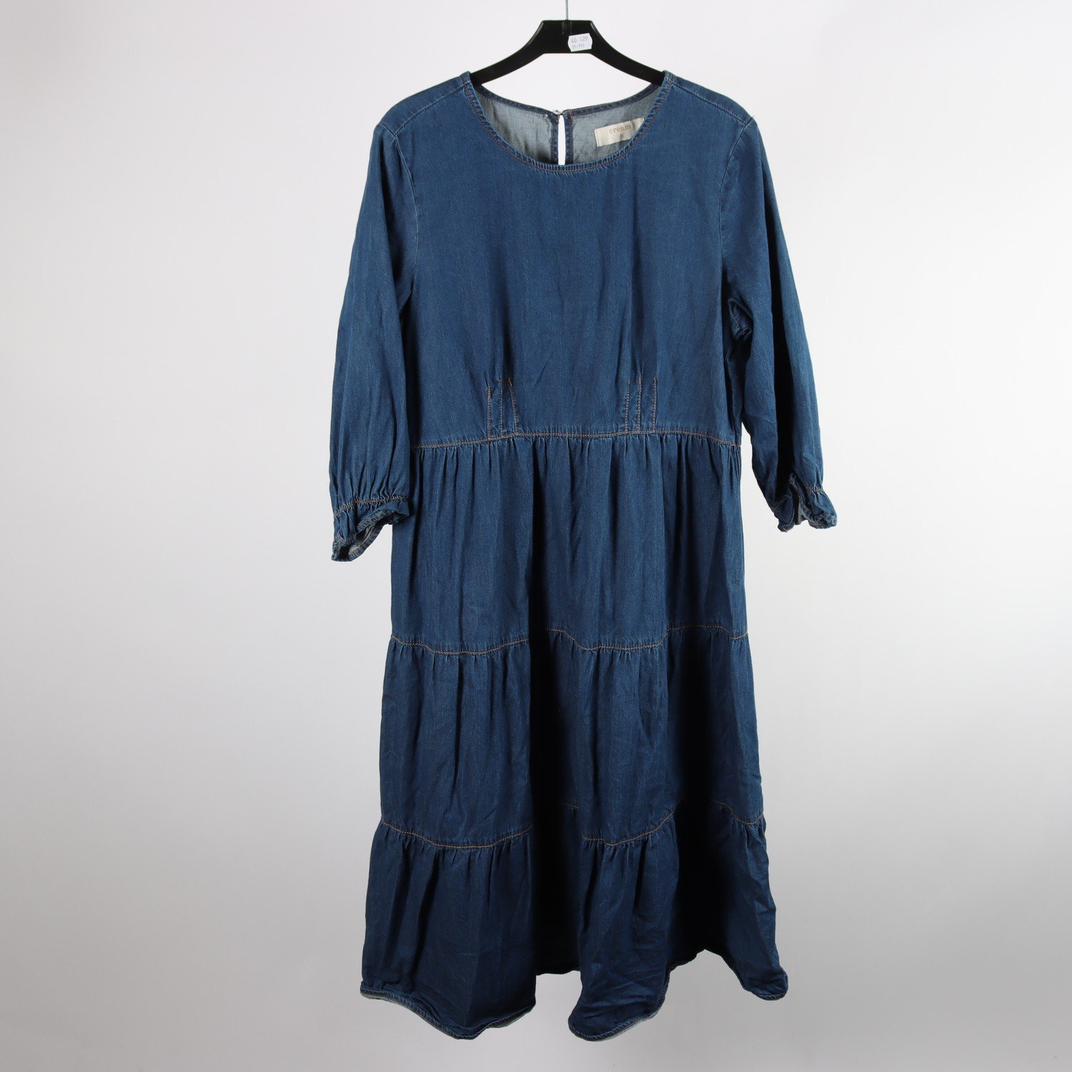 Jeansklänning, Cream, stl. 38