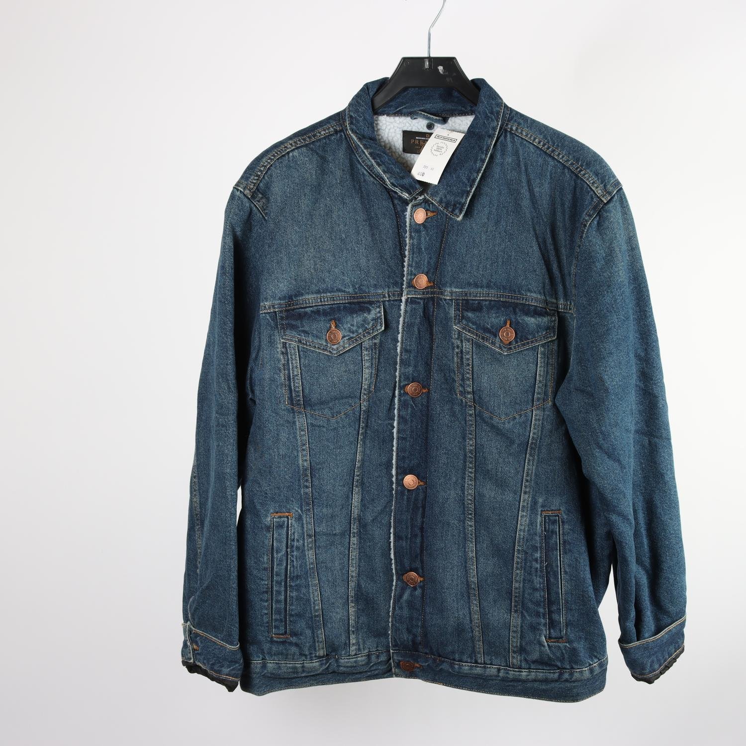 Fodrad jeansjacka, Designed in Skandinavia, blå, stl. XL