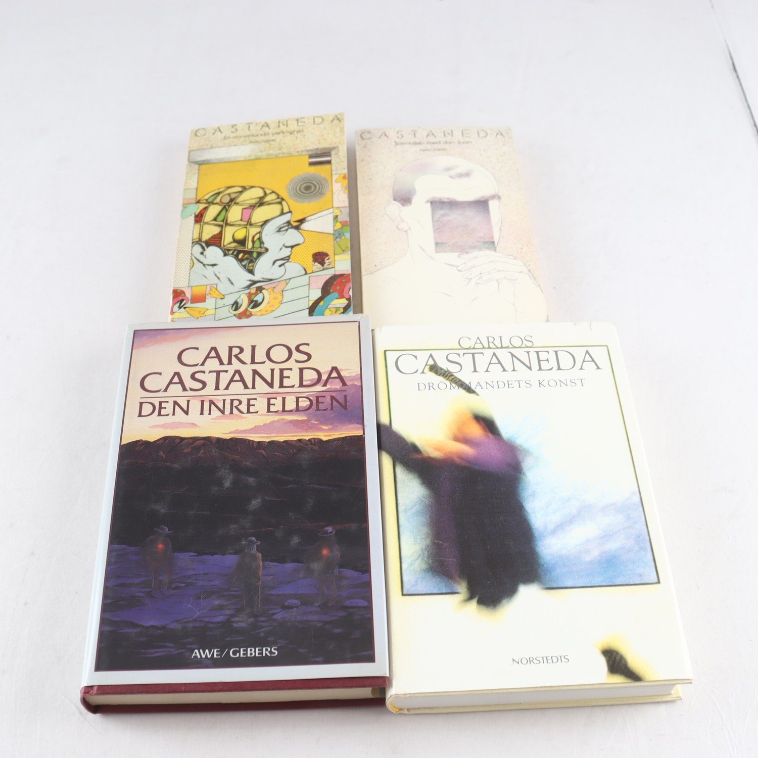 Carlos Castaneda, bokpaket med 4 volymer