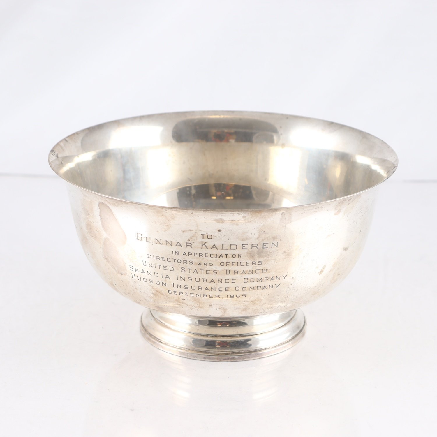 Skål, sterlingsilver 925, Paul Revere, by Fina, USA