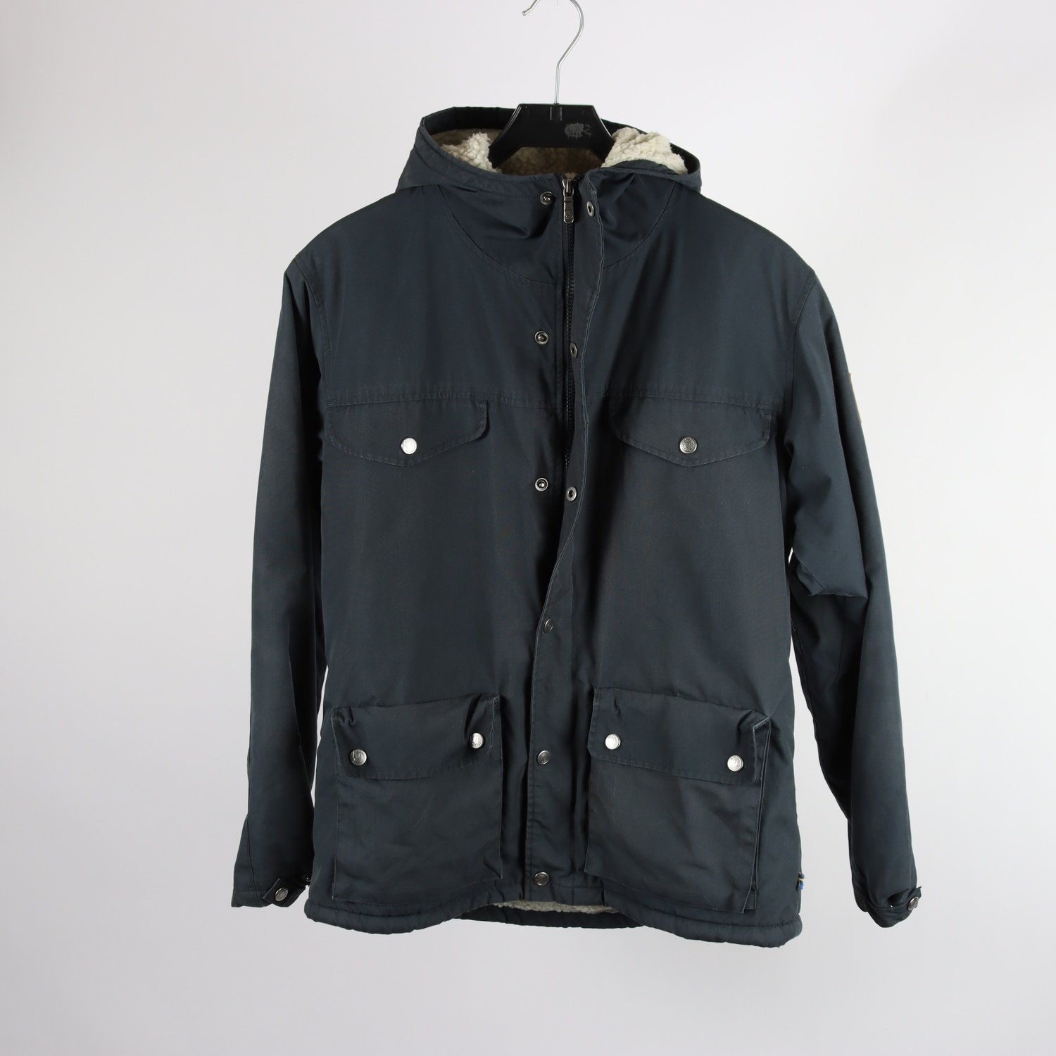 Jacka, Fjällräven, Greenland, mörkblå, varmfodrad, stl. S