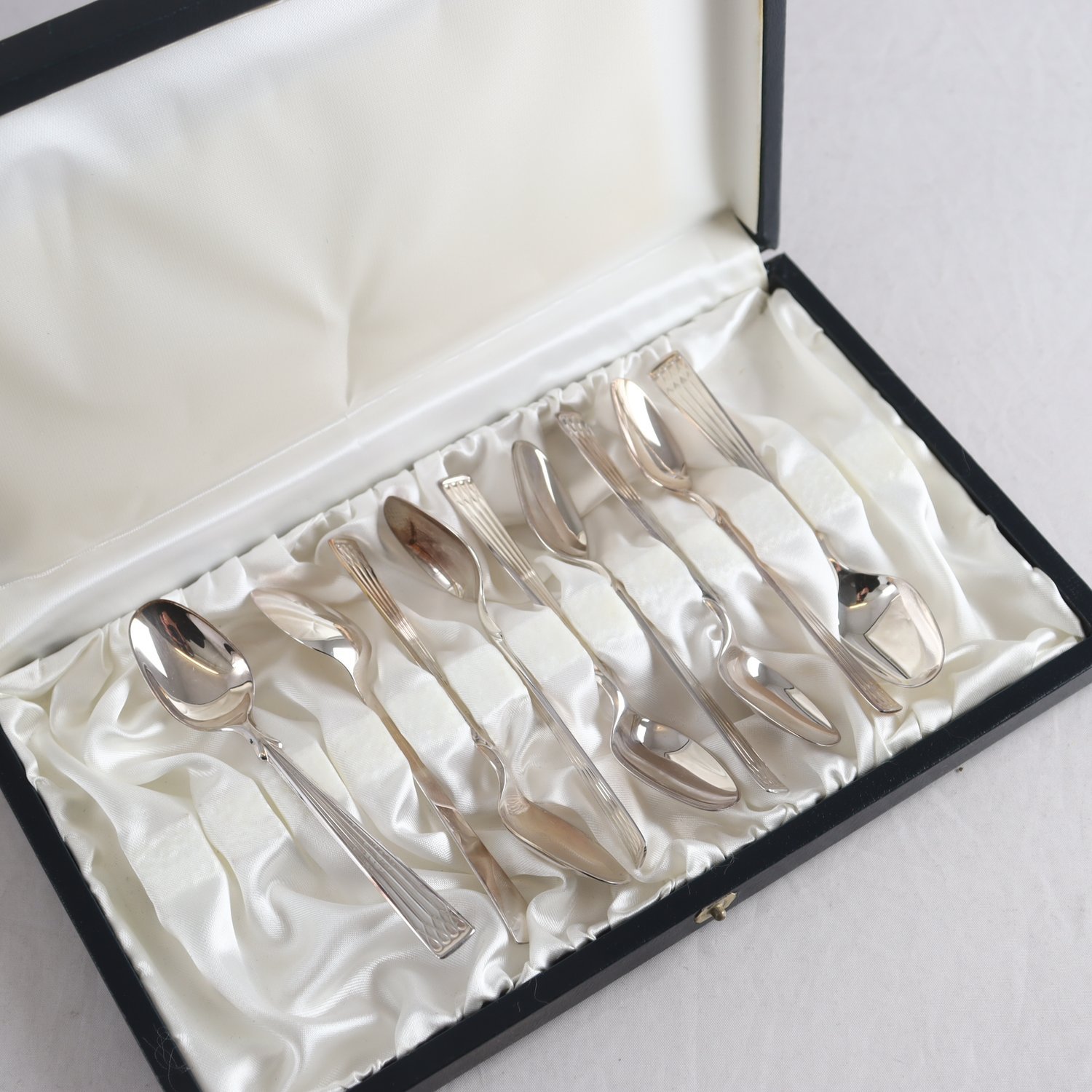 Kaffeskedar, silver, 830, T.H Marthinsen, Norge, 9 st