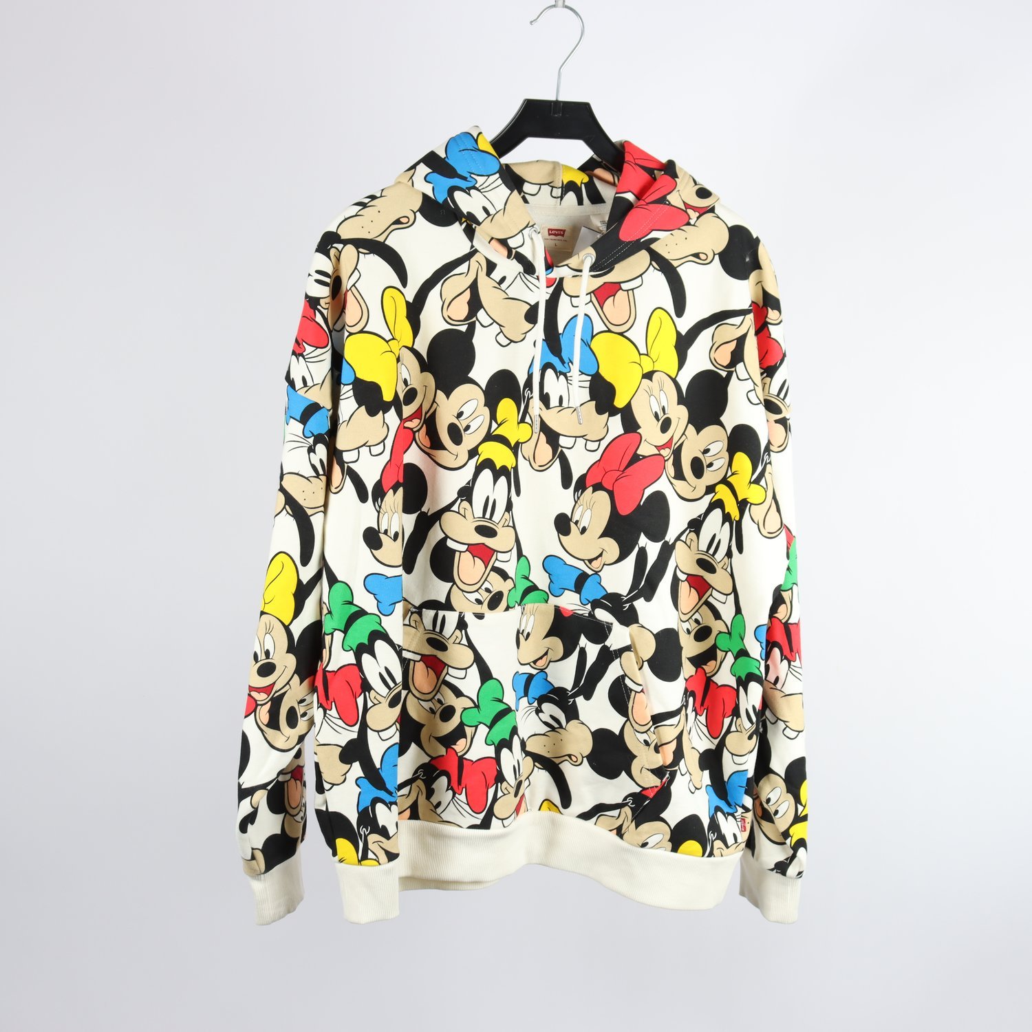 Hoodie, Levis strauss co. Disney, musse pigg, stl. L