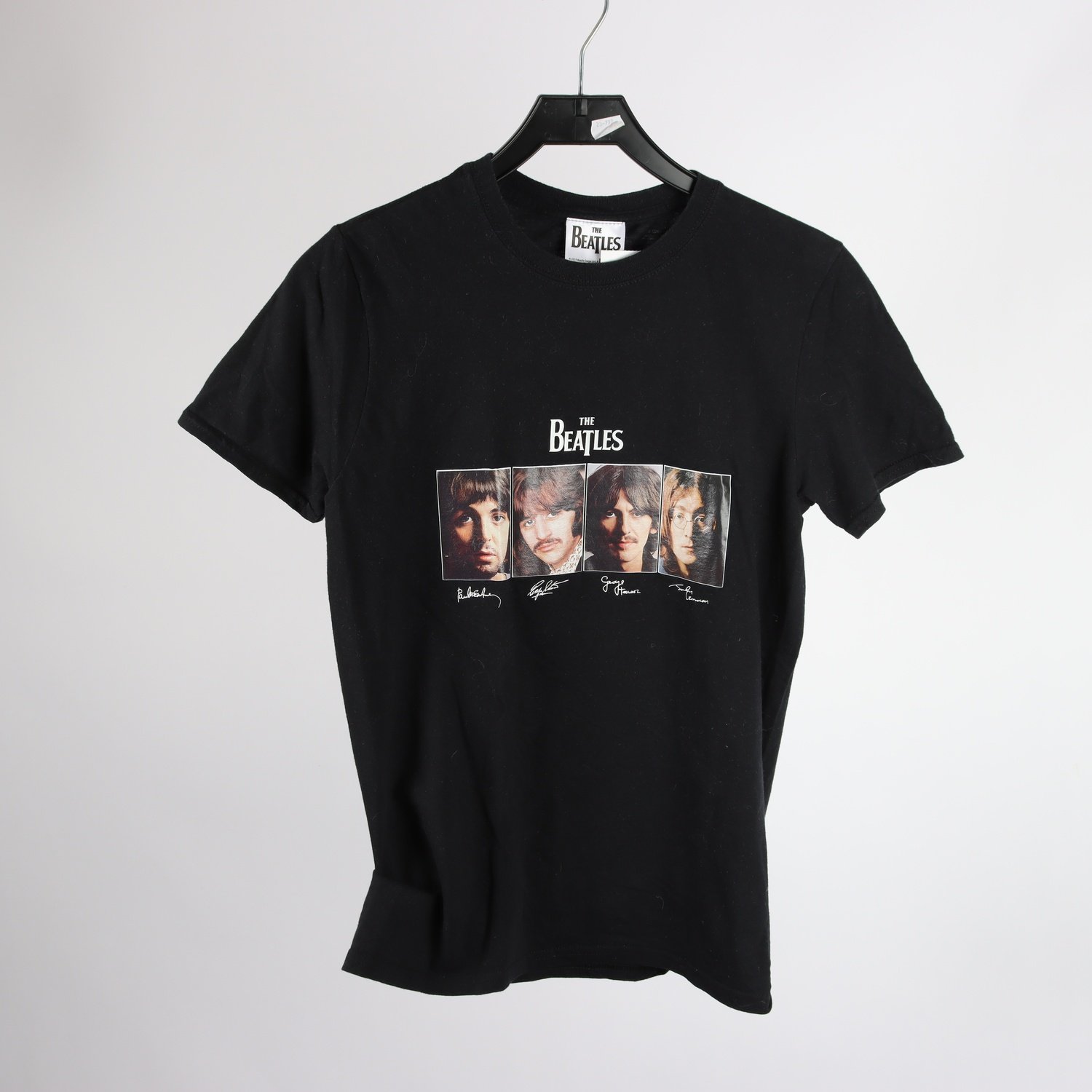 T-shirt, The Beatles, svart, stl. ca M