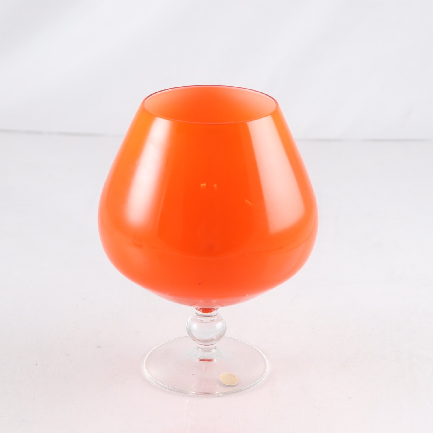 Vas, Lindshammar, Gunnar Ander, glas, 60-tal, orange. Samfraktas ej.