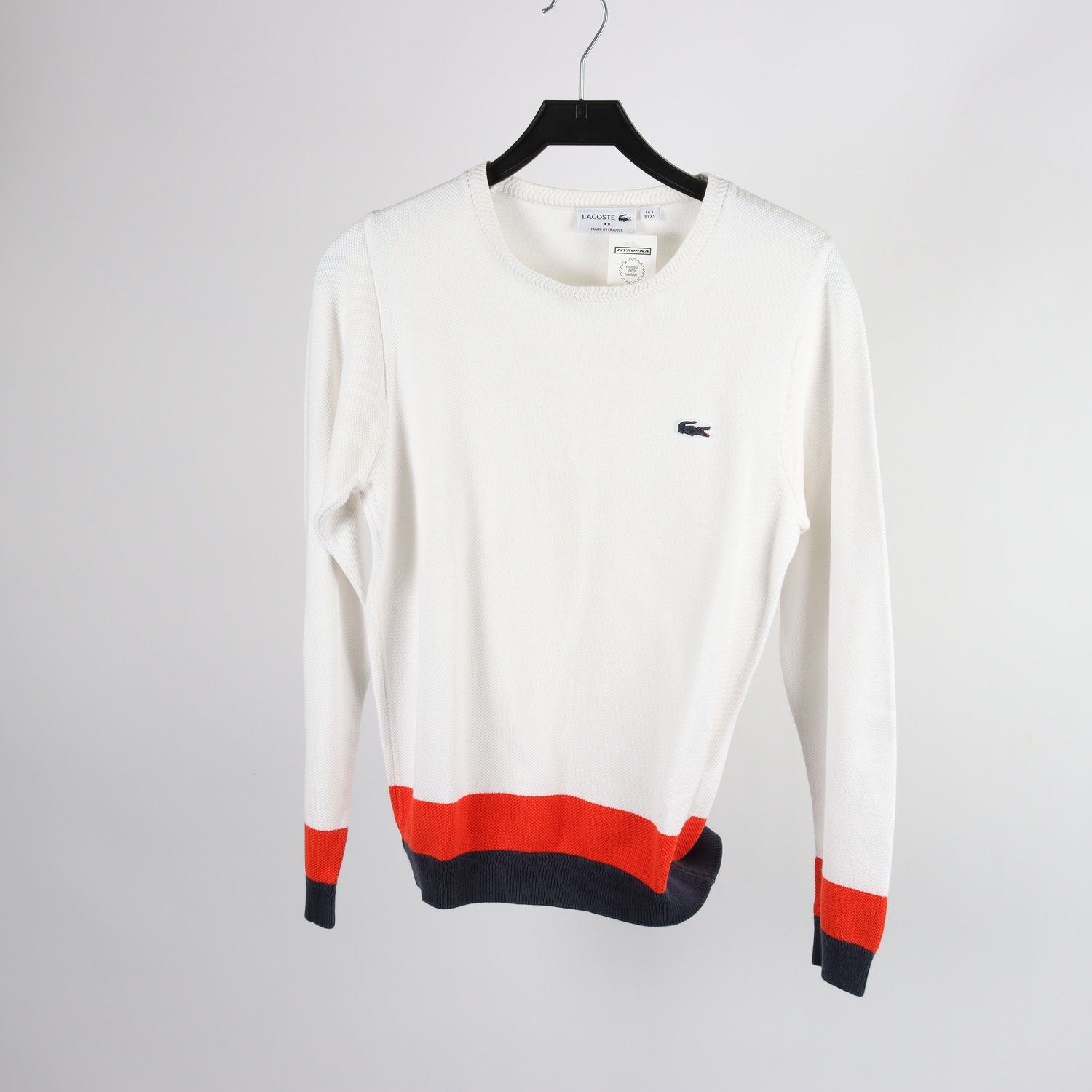 Tröja, Lacoste, vit, stl. XS