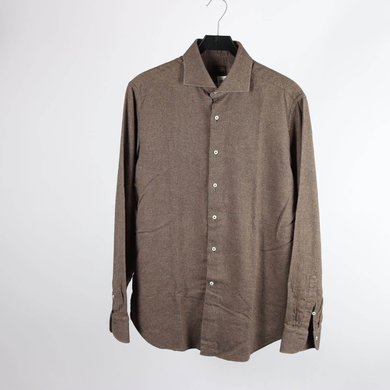 Skjorta, Rose & Born, brun, stl. 41/16 (M)