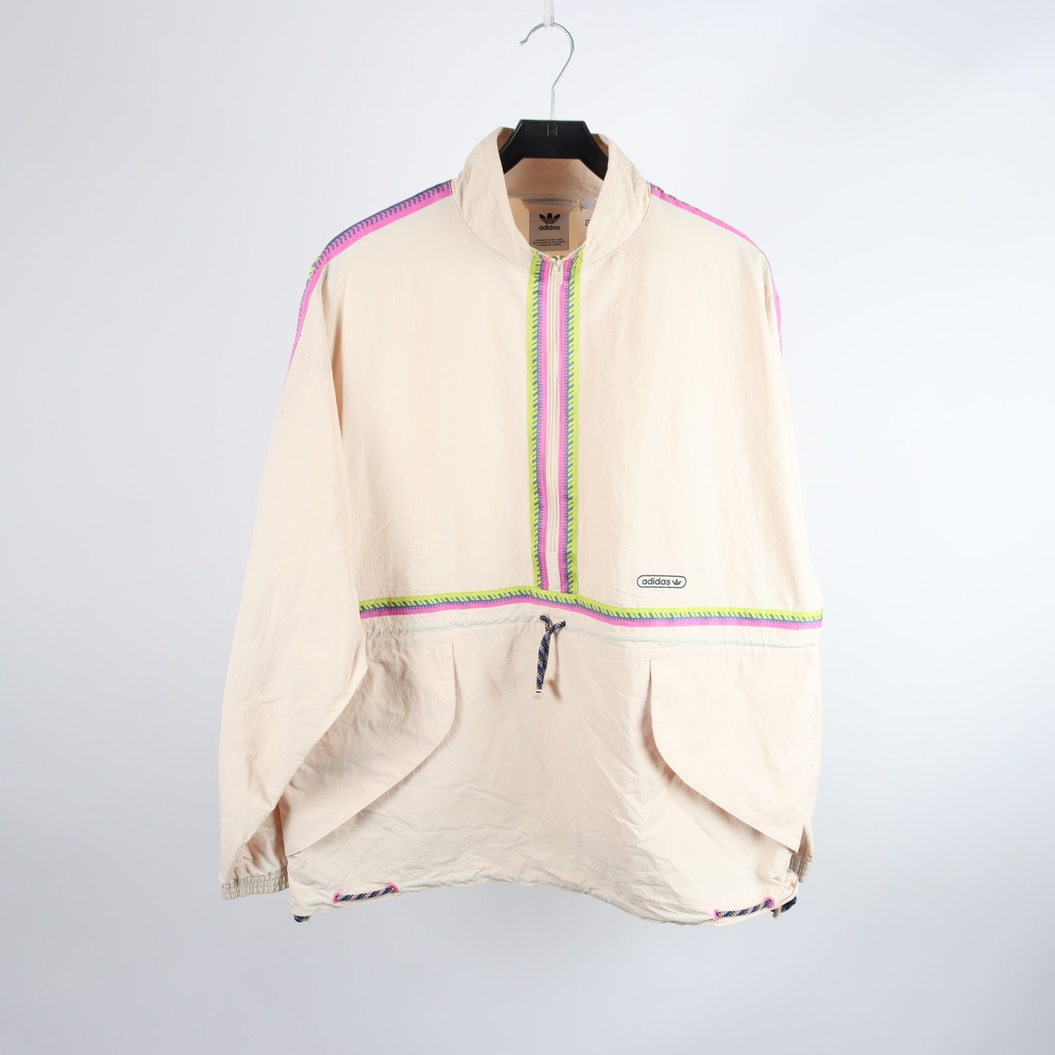 Pullover jacka, Adidas, beige, stl. M