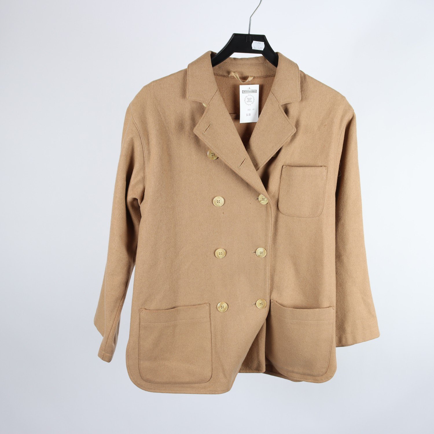 Ulljacka, Dixi coat, vintage, beige, stl. ca M