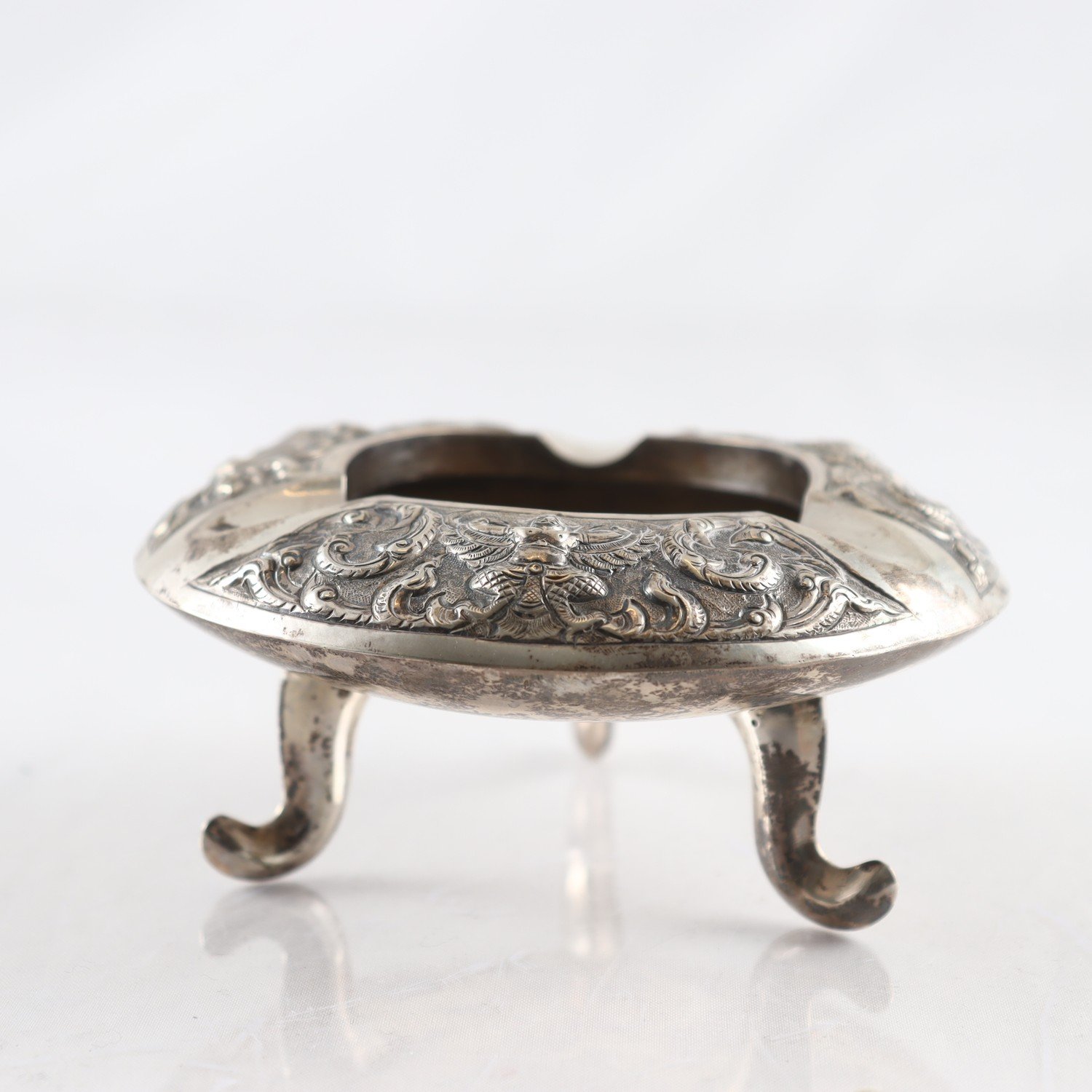 Askfat, sterlingsilver, Siam, Thailand