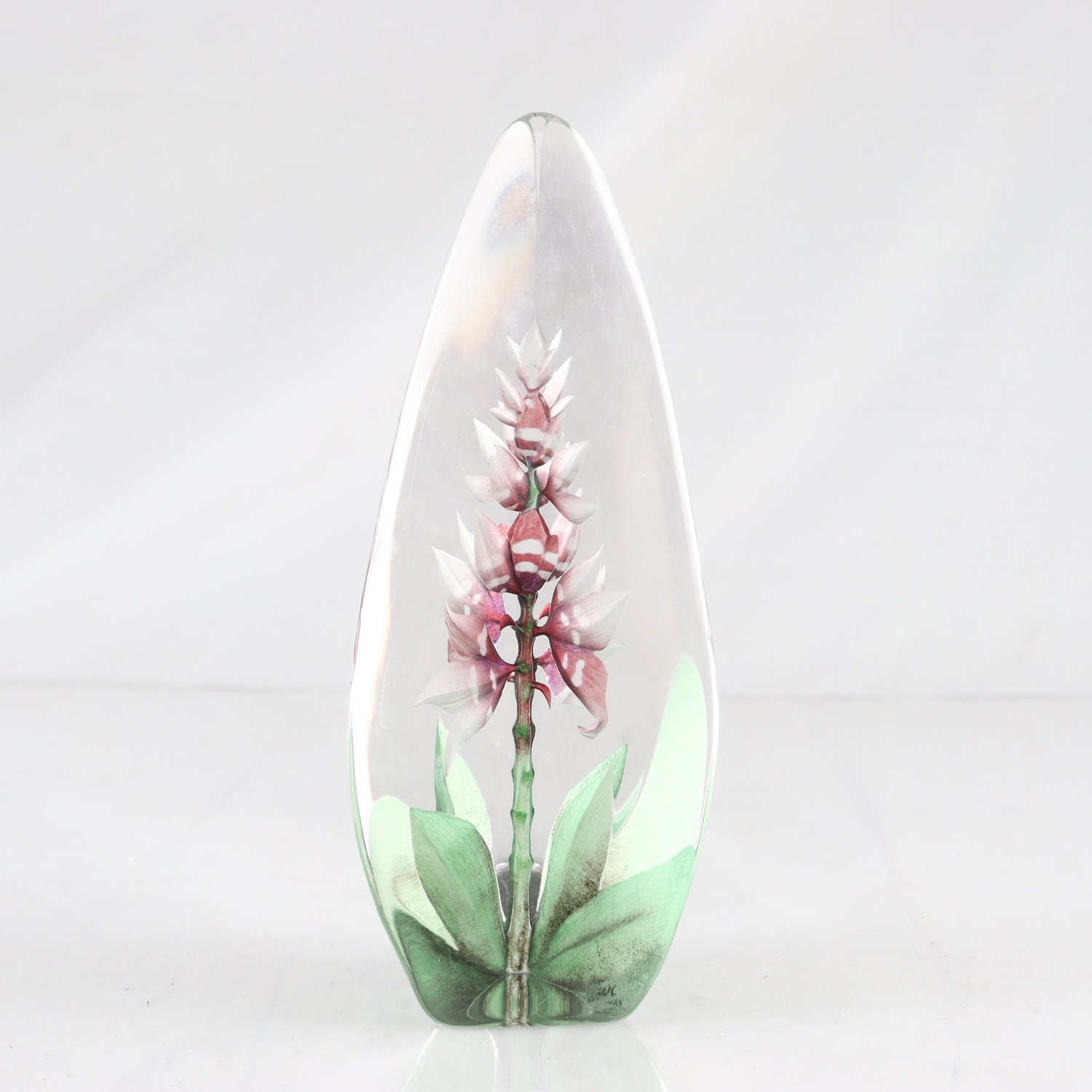 Skulptur, Mats Jonasson, Målerås glasbruk, signerad