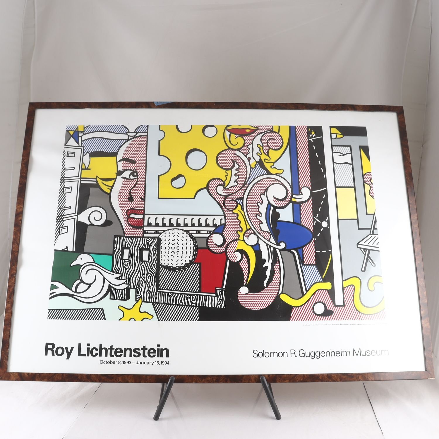 Affisch, Go for baroque, Roy Lichtenstein, (1923-1997). Endast avhämtning.