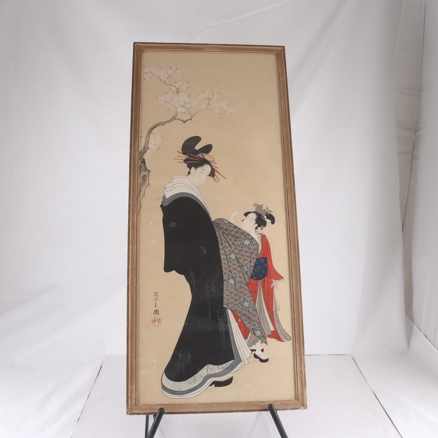 Träblockstryck, Hosoda Eishi, (1736-1829), Japan. Endast avhämtning.