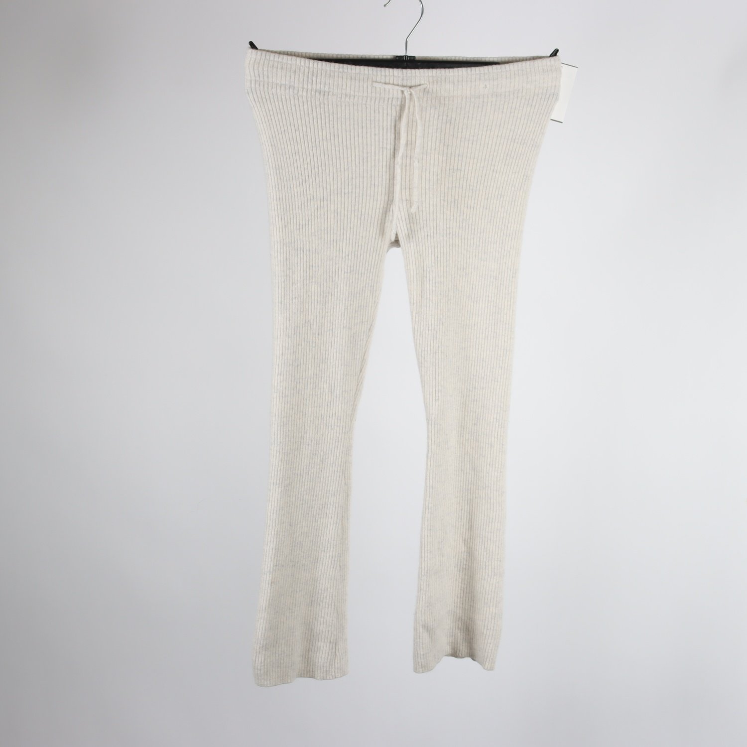 Stickade byxor, Soft Goat, offwhite, 100% kashmir, stl. M (XS)