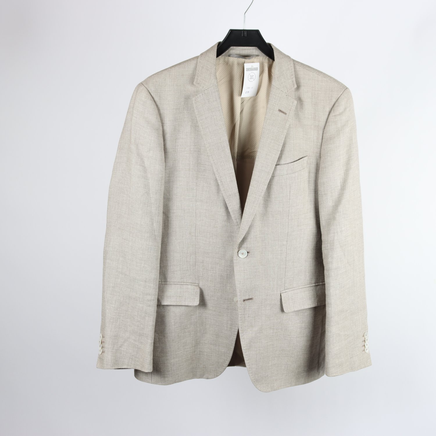 Kavaj, Hugo Boss, beige, ull-linne, stl. 50