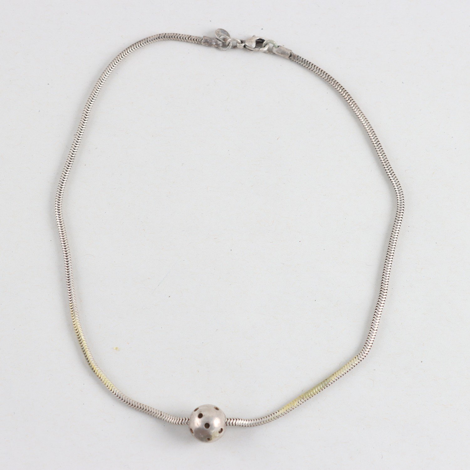 Halsband & Hänge, Silver, Vikt: 13,3g