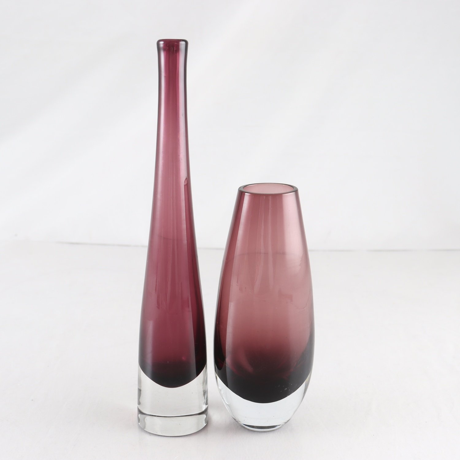 Vaser, glas, Asta Strömberg, 2 st