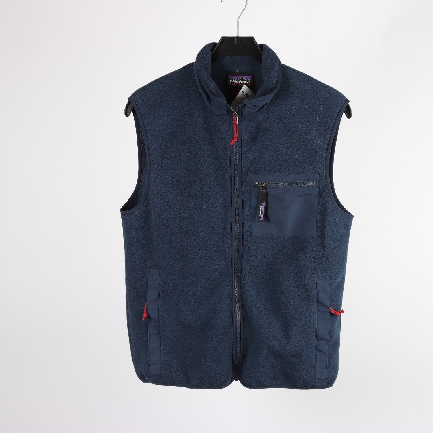 Fleeceväst, Patagonia, blå, polyester, stl. S.