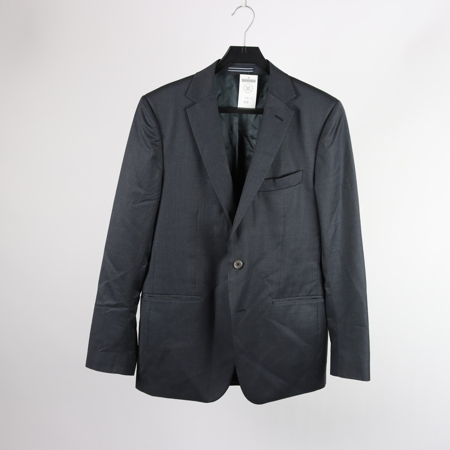 Kavaj, Massimo Dutti, grå , ull-kashmir, stl. 48