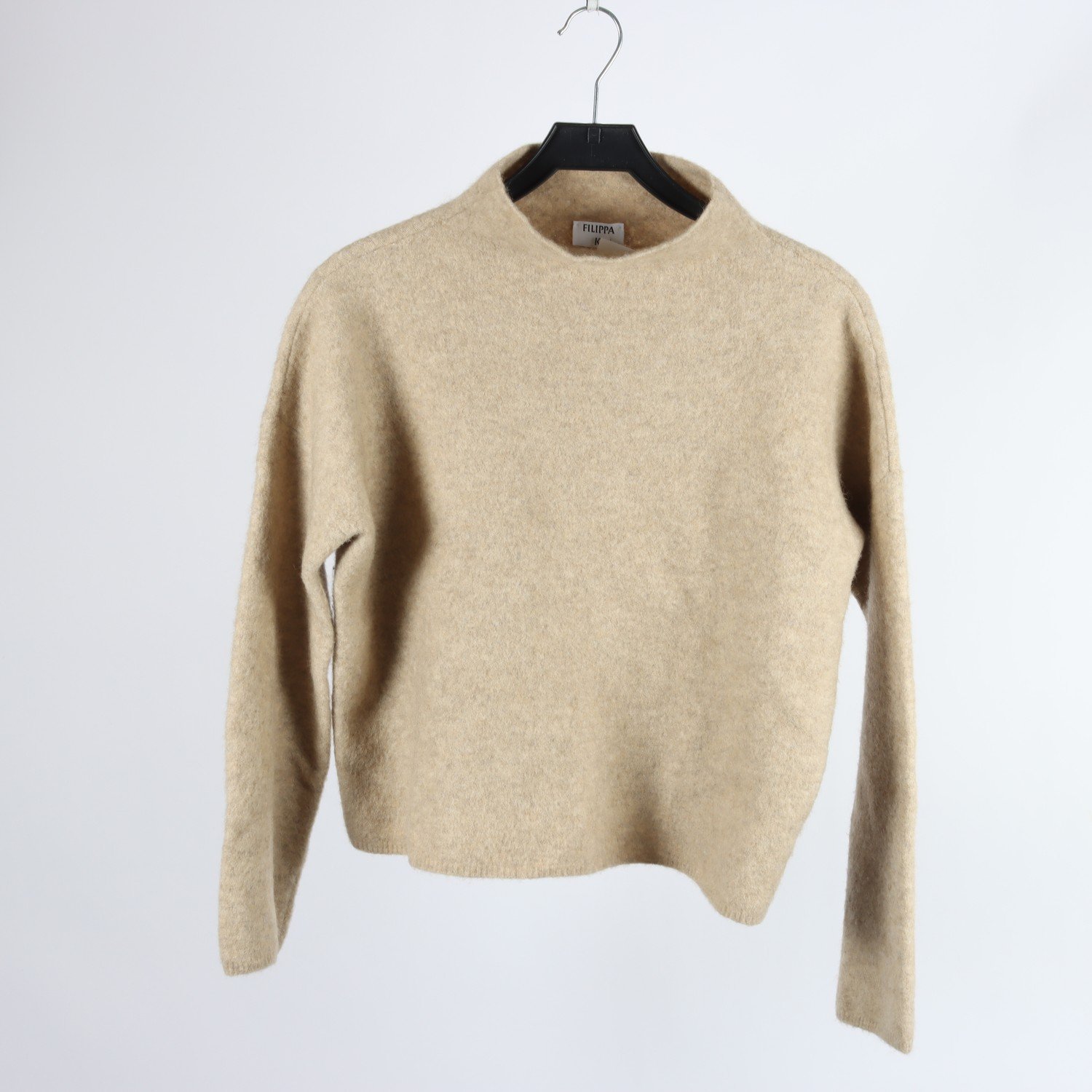 Stickad ulltröja, Filippa K, beige, stl. S