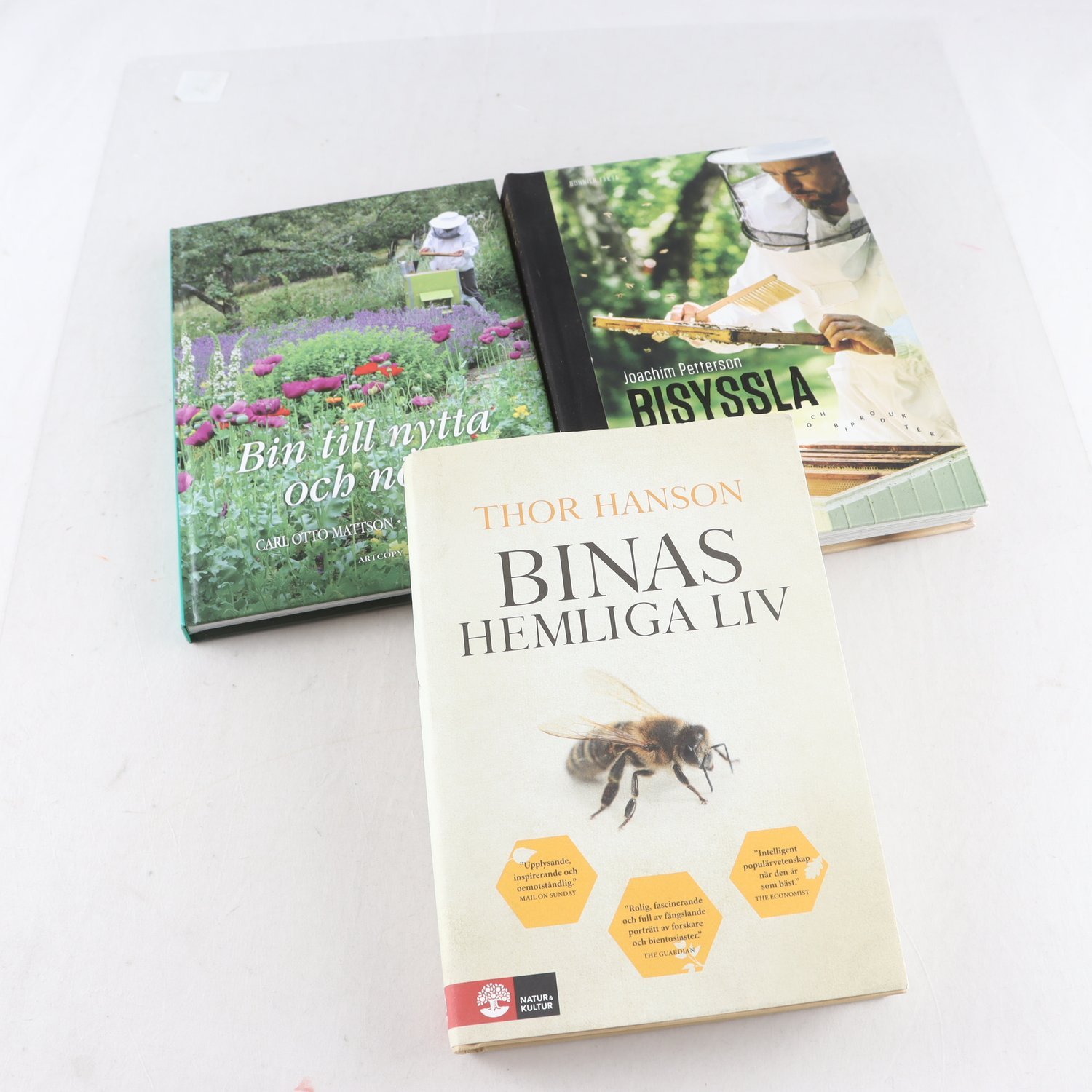 Bin och biodling, bokpaket med 3 volymer