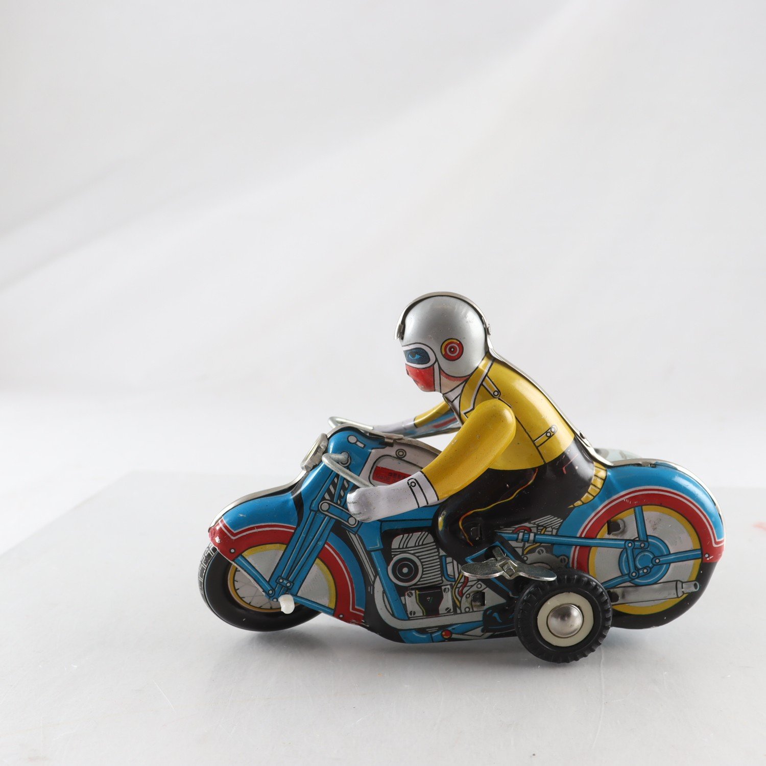 Plåtleksak, Motorcykel, Vintage