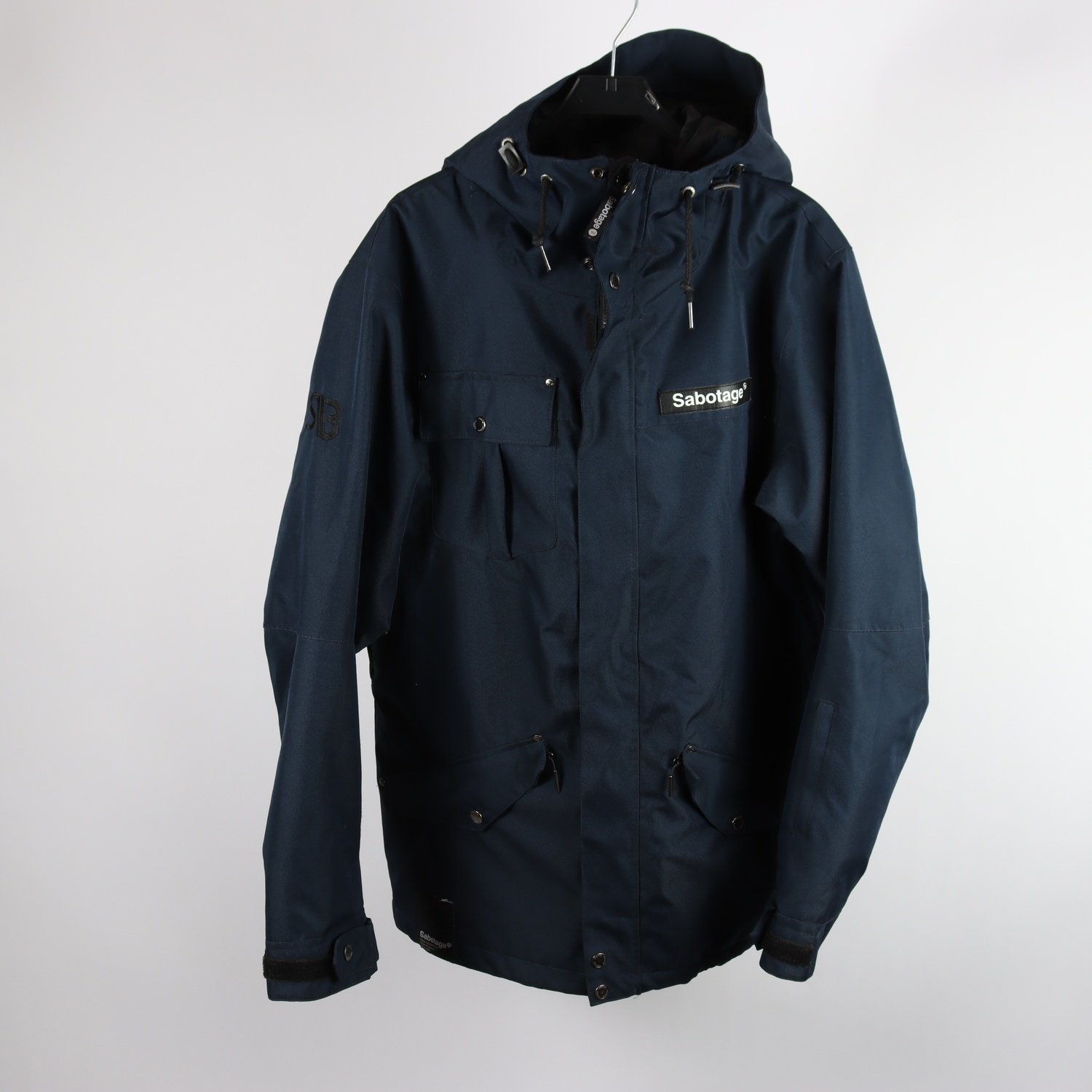 Vadderad parkas, Sabotage, blå, stl. XL