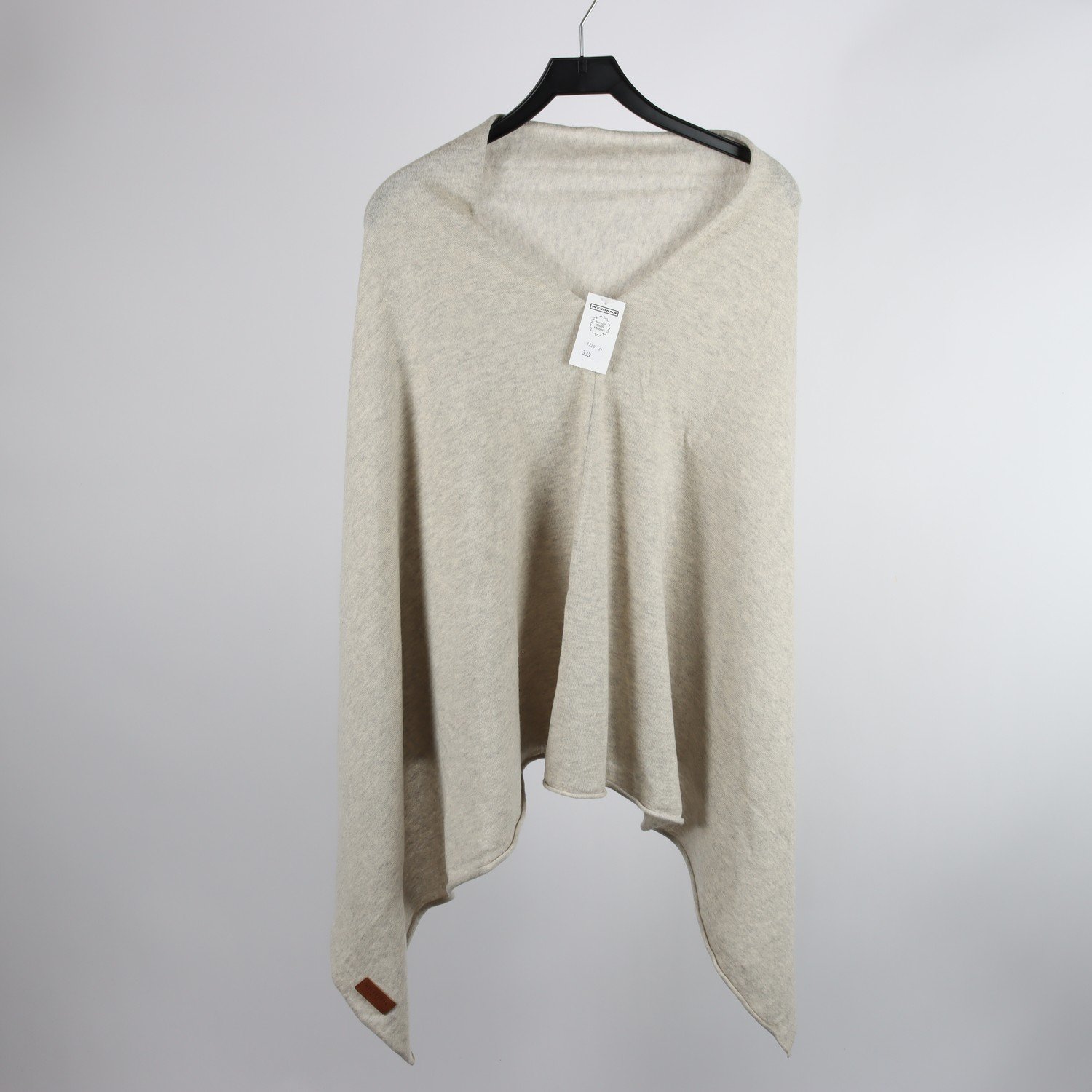 Ullponcho, Holrbrook, grå, stl. One size