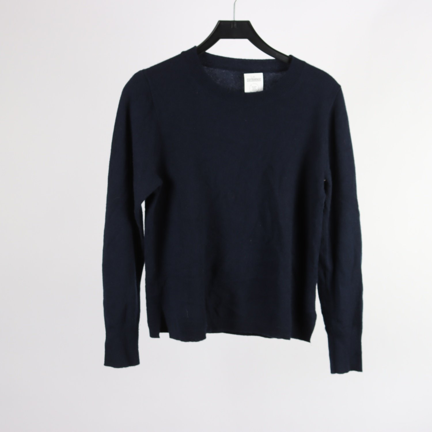 Stickad tröja, J. crew, mökrblå, 100% kashmir, stl. ca S