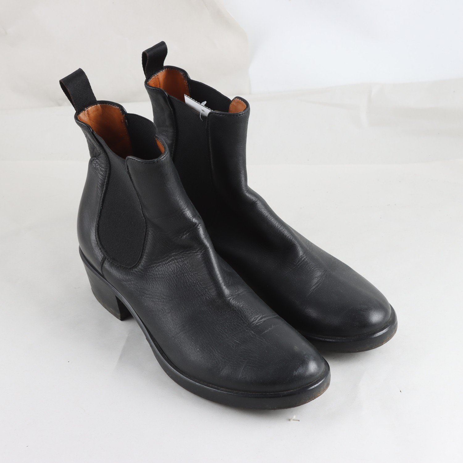 Chelsea Boots, Enrico Antinori, svart, skinn, stl. 38.