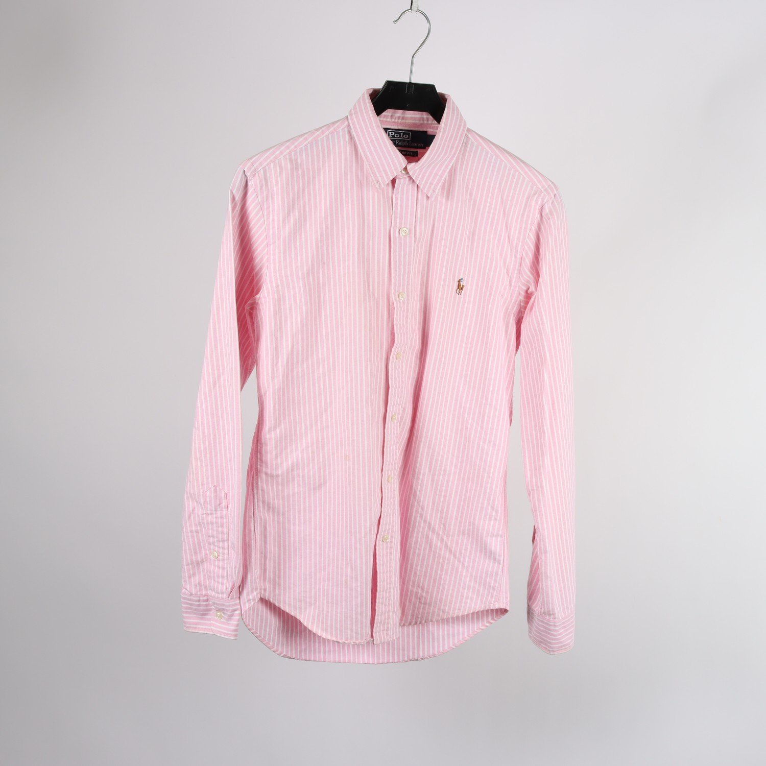 Skjorta, Polo Ralph Lauren, rosa, vit, randig, stl. S