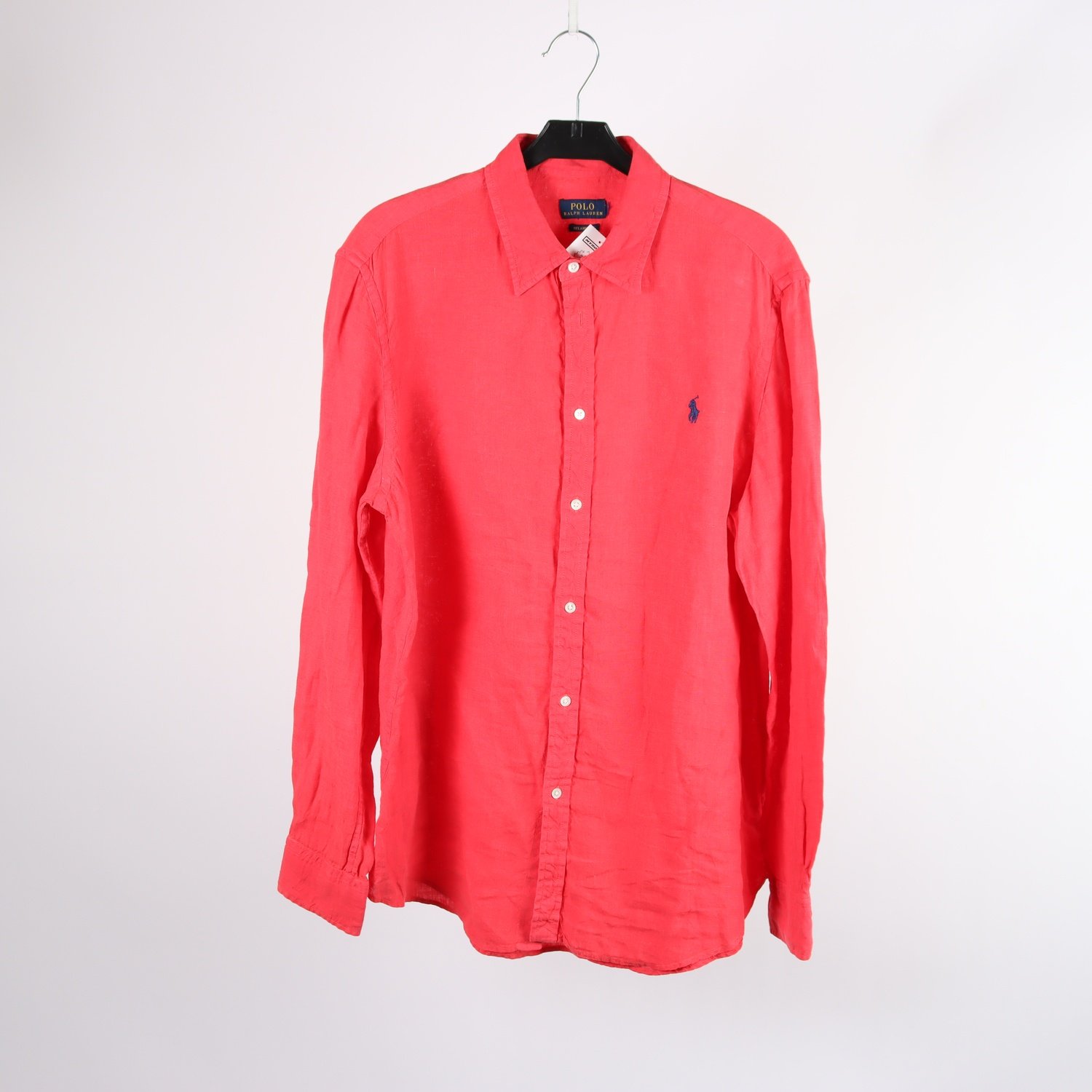 Linneskjorta, Polo Ralph Lauren, röd, stl ca. L/XL