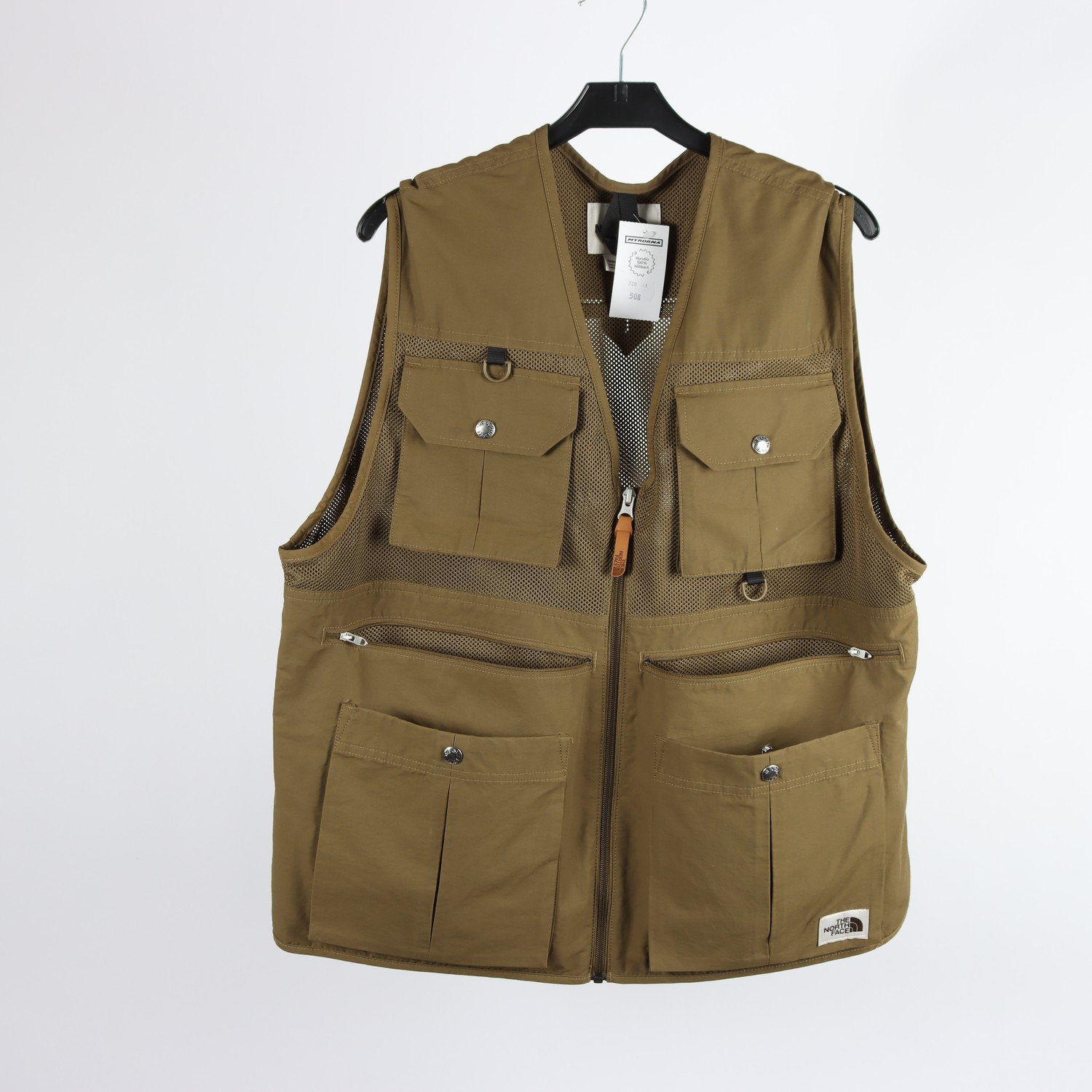 Väst, The North face, grön, stl. L
