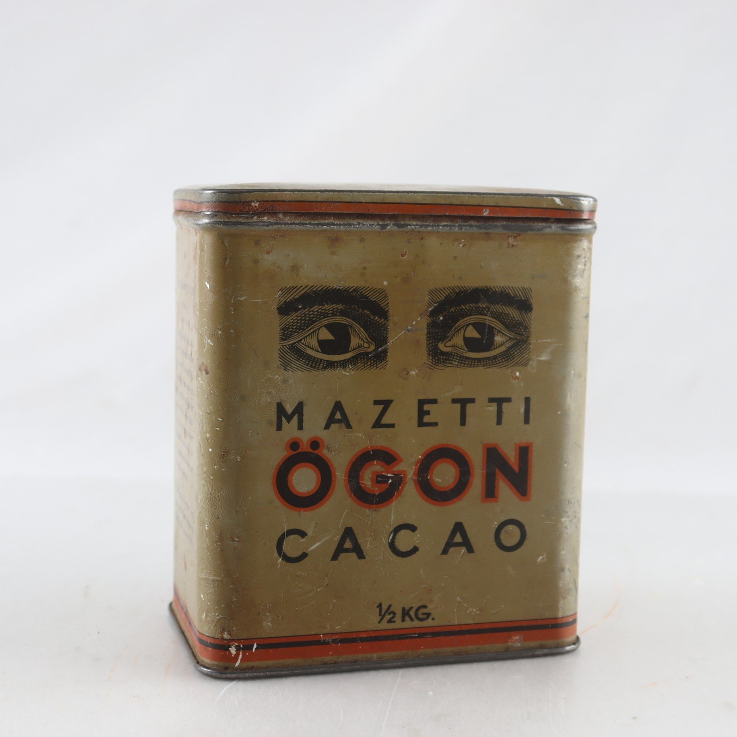 Plåtburk, Mazetti ÖGON Cacao.
