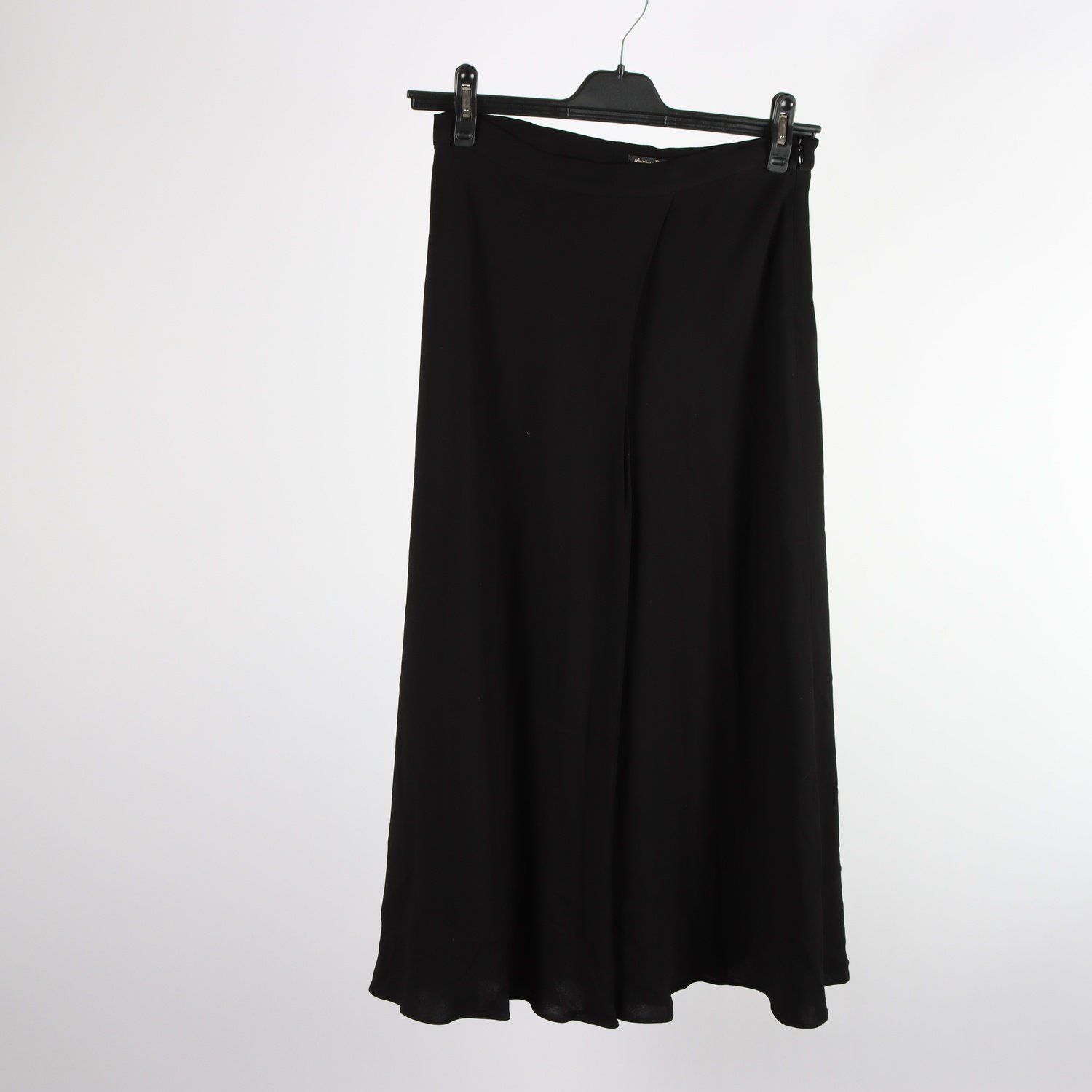 Kjol, Massimo Dutti, svart, viscose, stl. 40